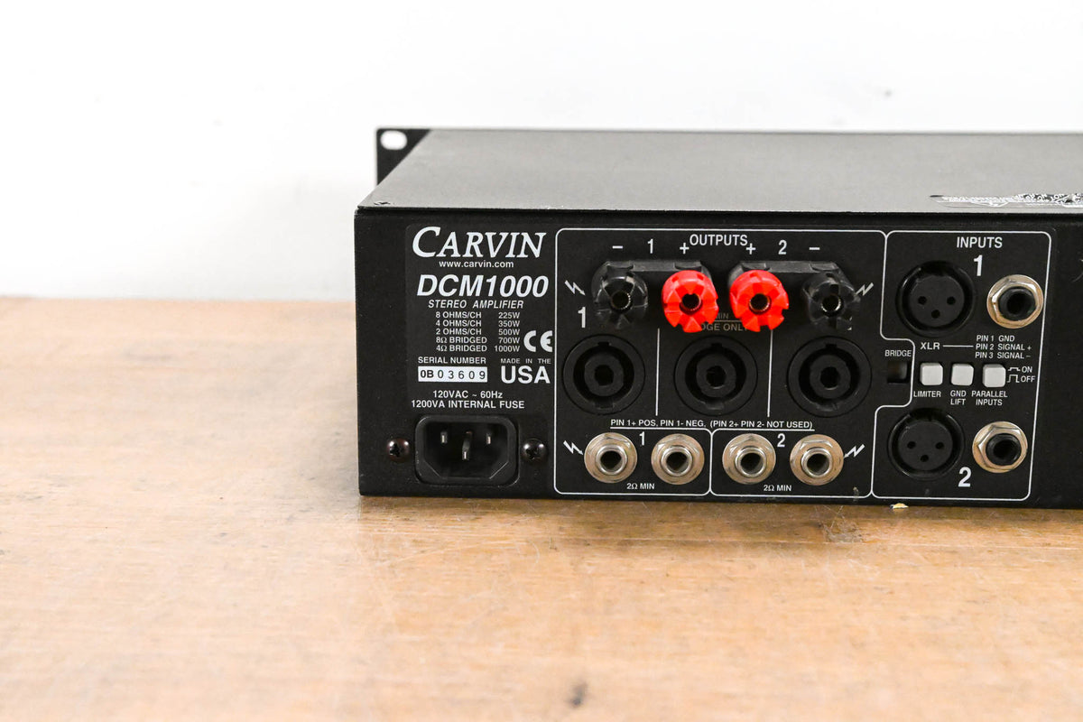 Carvin DCM1001 2-Channel Power Amplifier