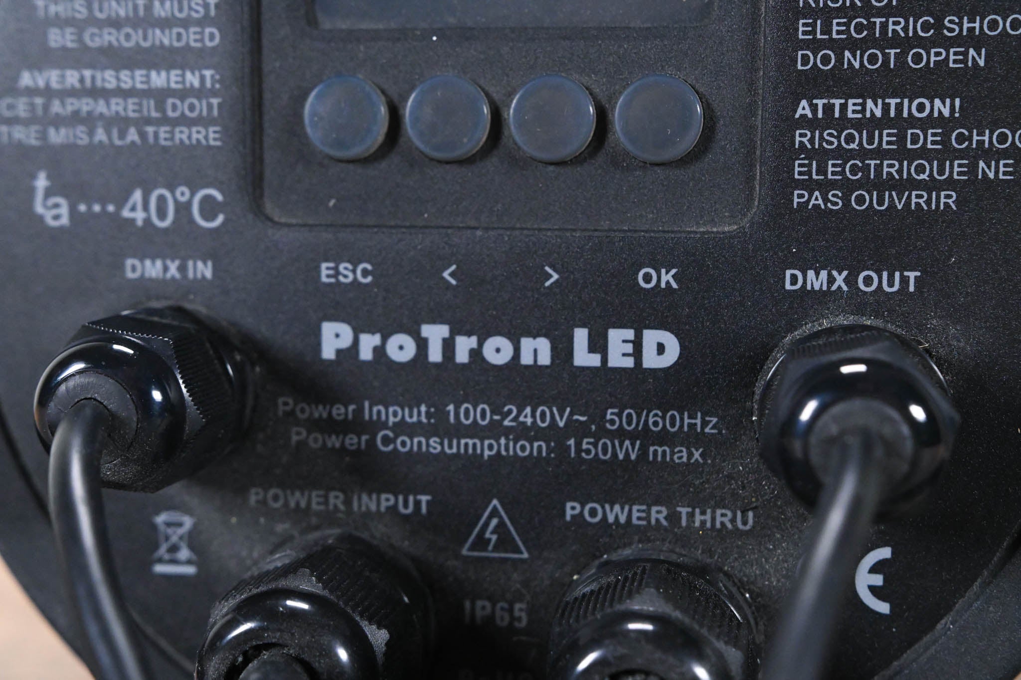 Elation ProTron LED 6,500K Cool White LED Strobe Light