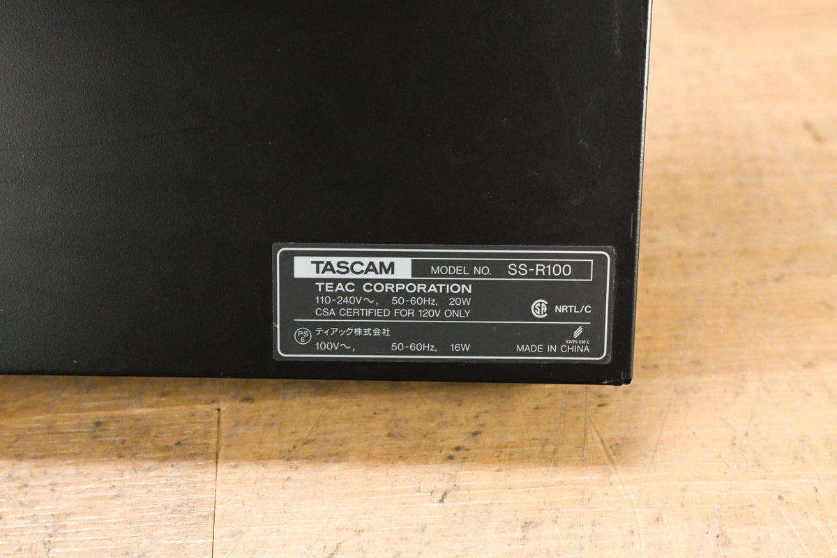TASCAM SS-R100 Solid State Digital Audio Recorder