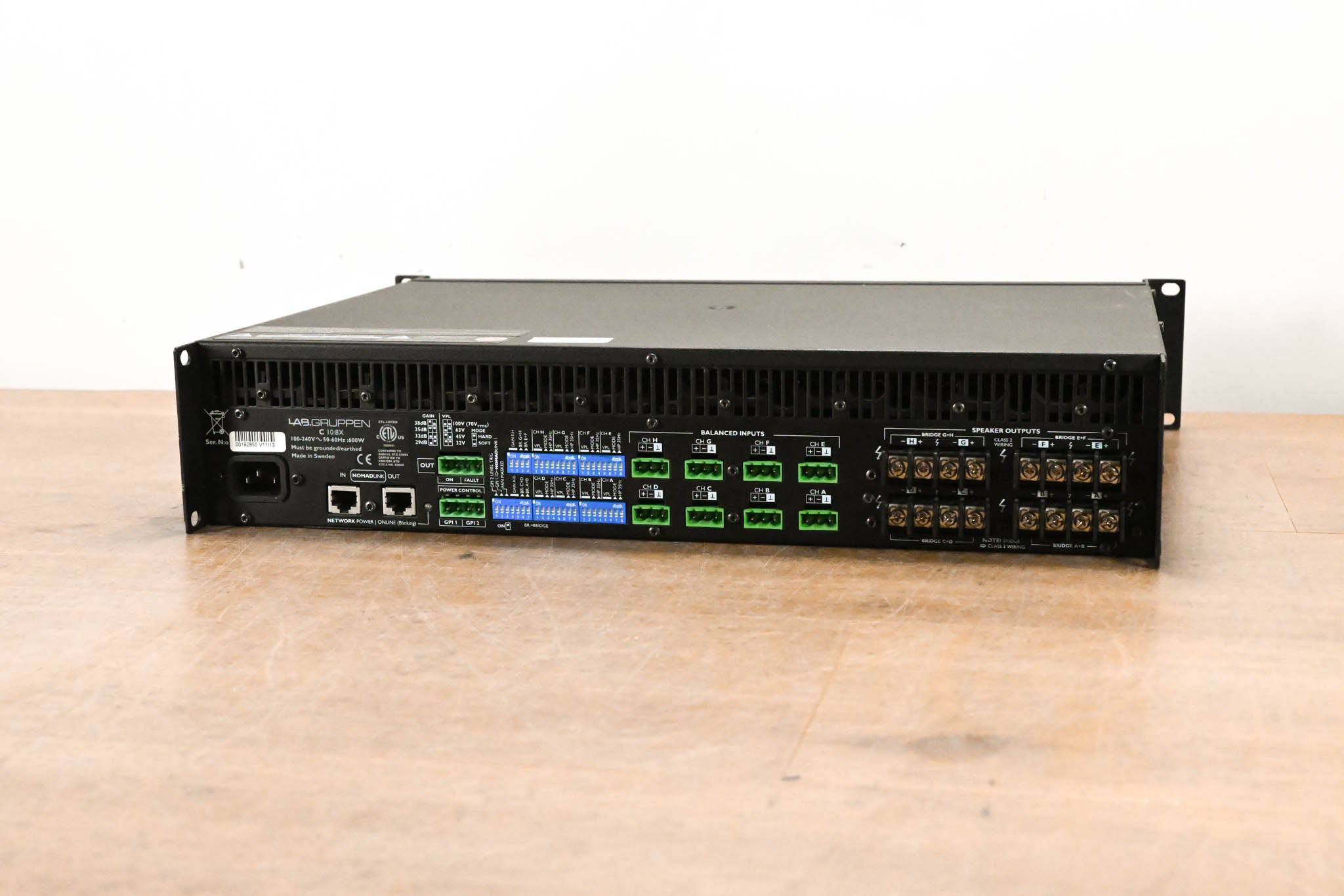 Lab Gruppen C10:8X 8-Channel Amplifier