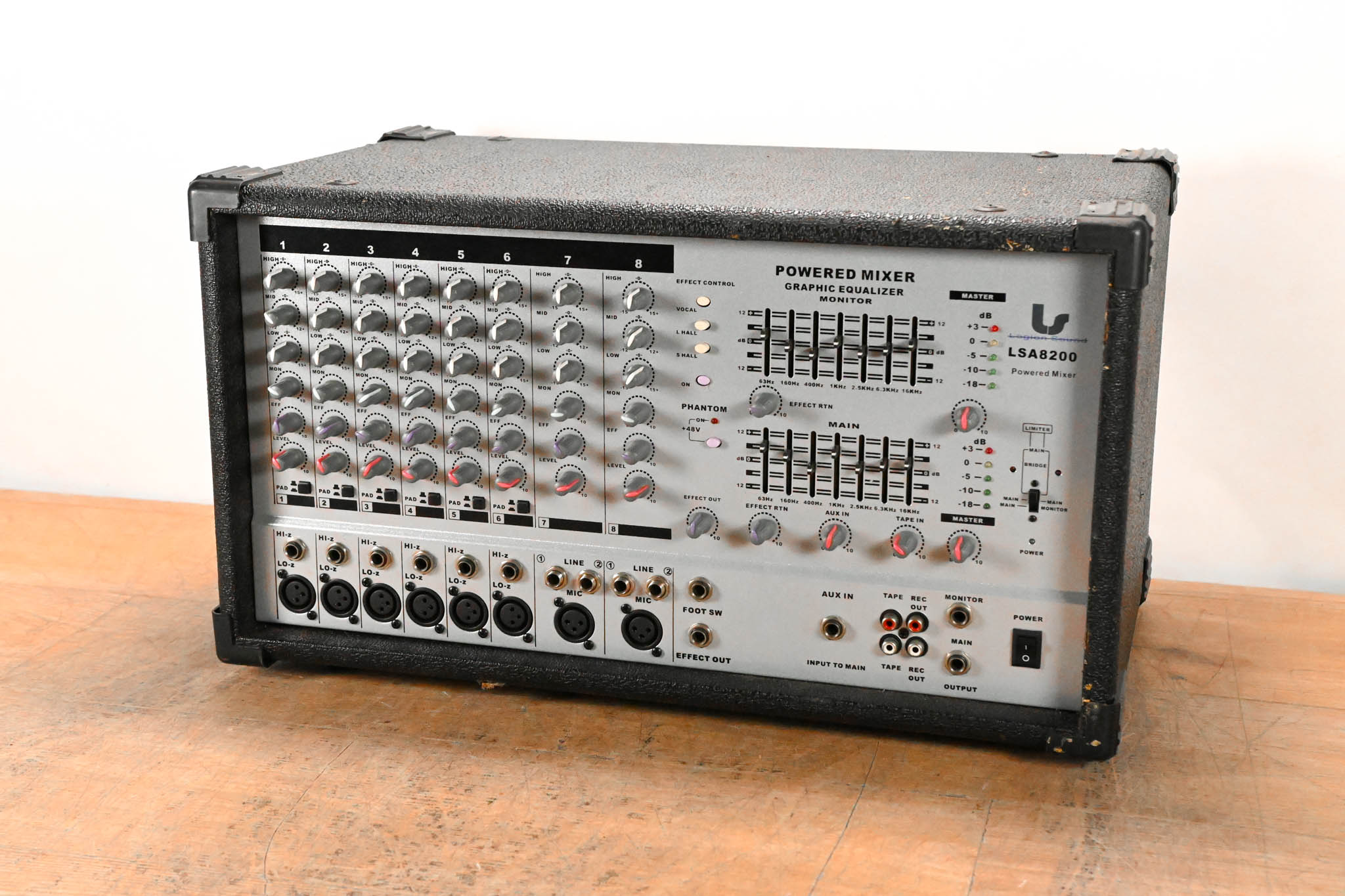 Legion Sound LSA8200 8-Channel Powered Mixer