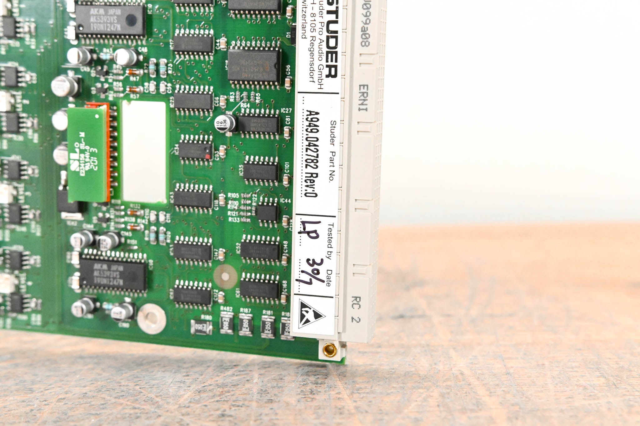 Studer Mic/Line In Card for D21m Modular I/O System
