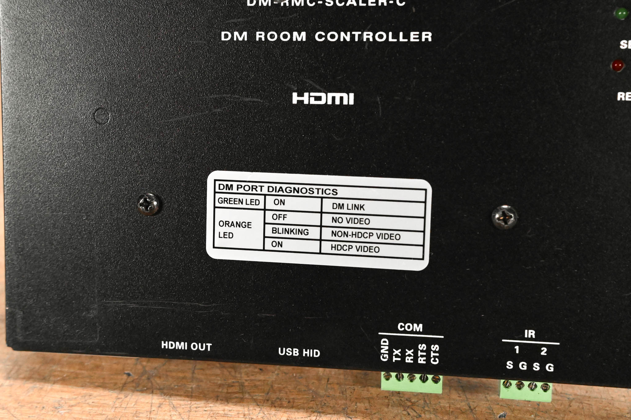 Crestron DM-RMC-SCALER-C Receiver & Room Controller (NO POWER SUPPLY)