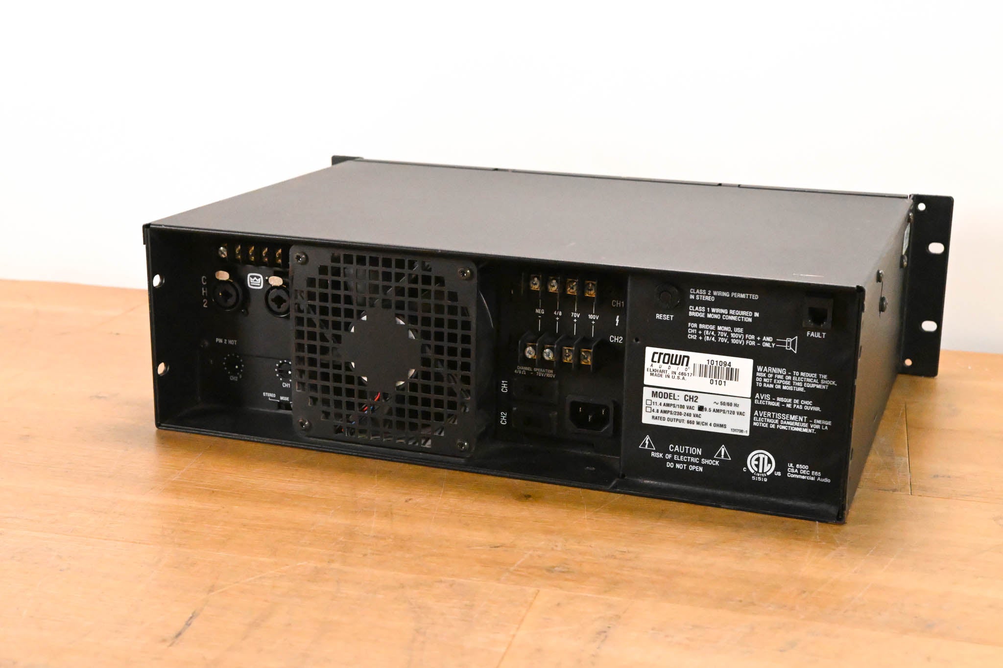 Crown CH2 Contractor Series 2-Channel Power Amplifier