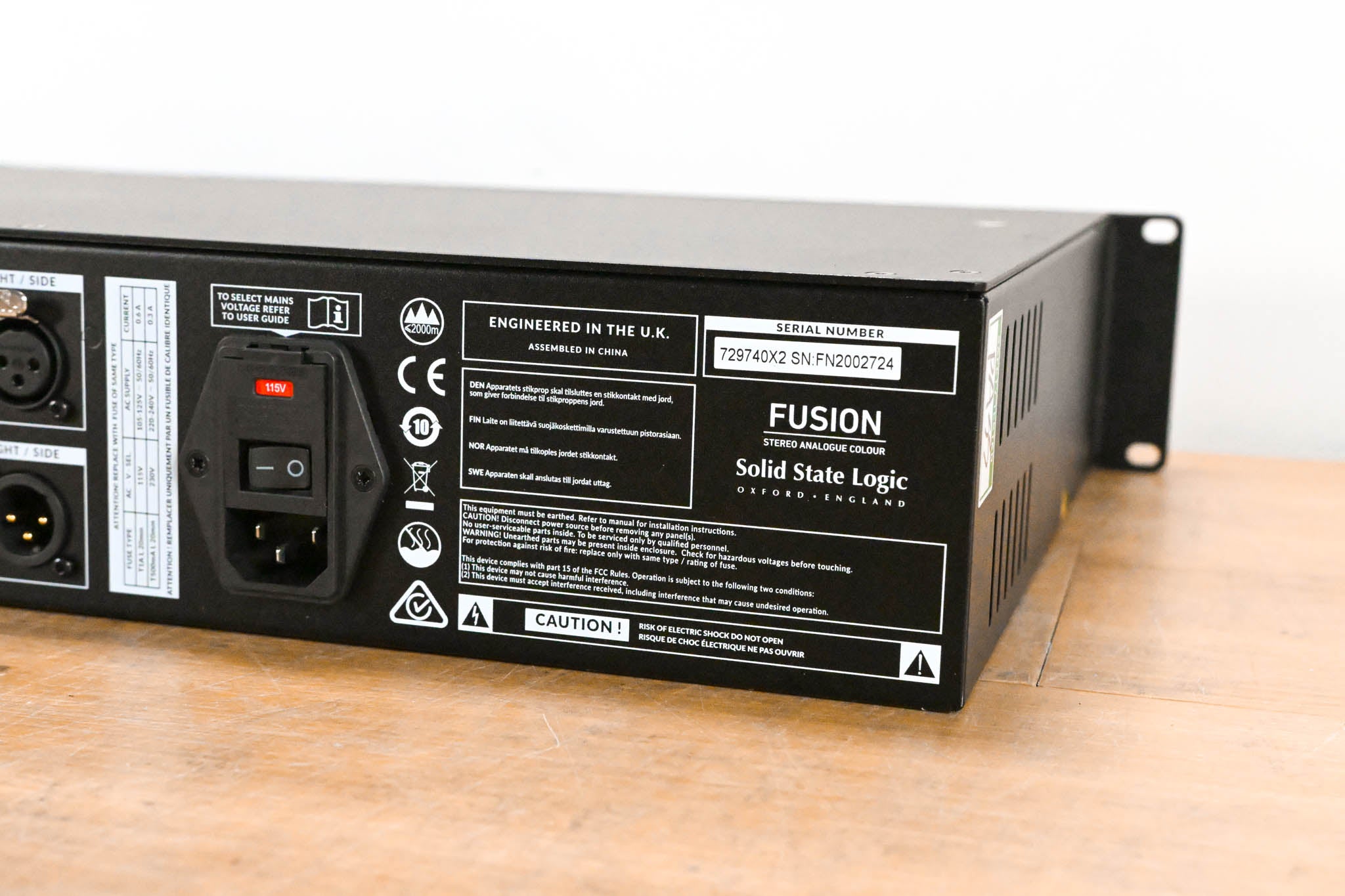 Solid State Logic Fusion Analog Master Processor