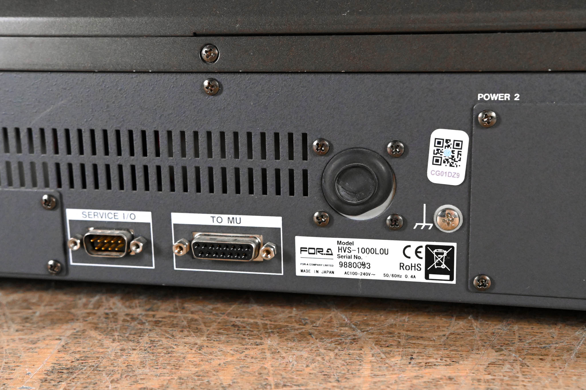 For.A HVS-1000HS 1 M/E HANABI HD/SD Digital Video Switcher CG01DZ9