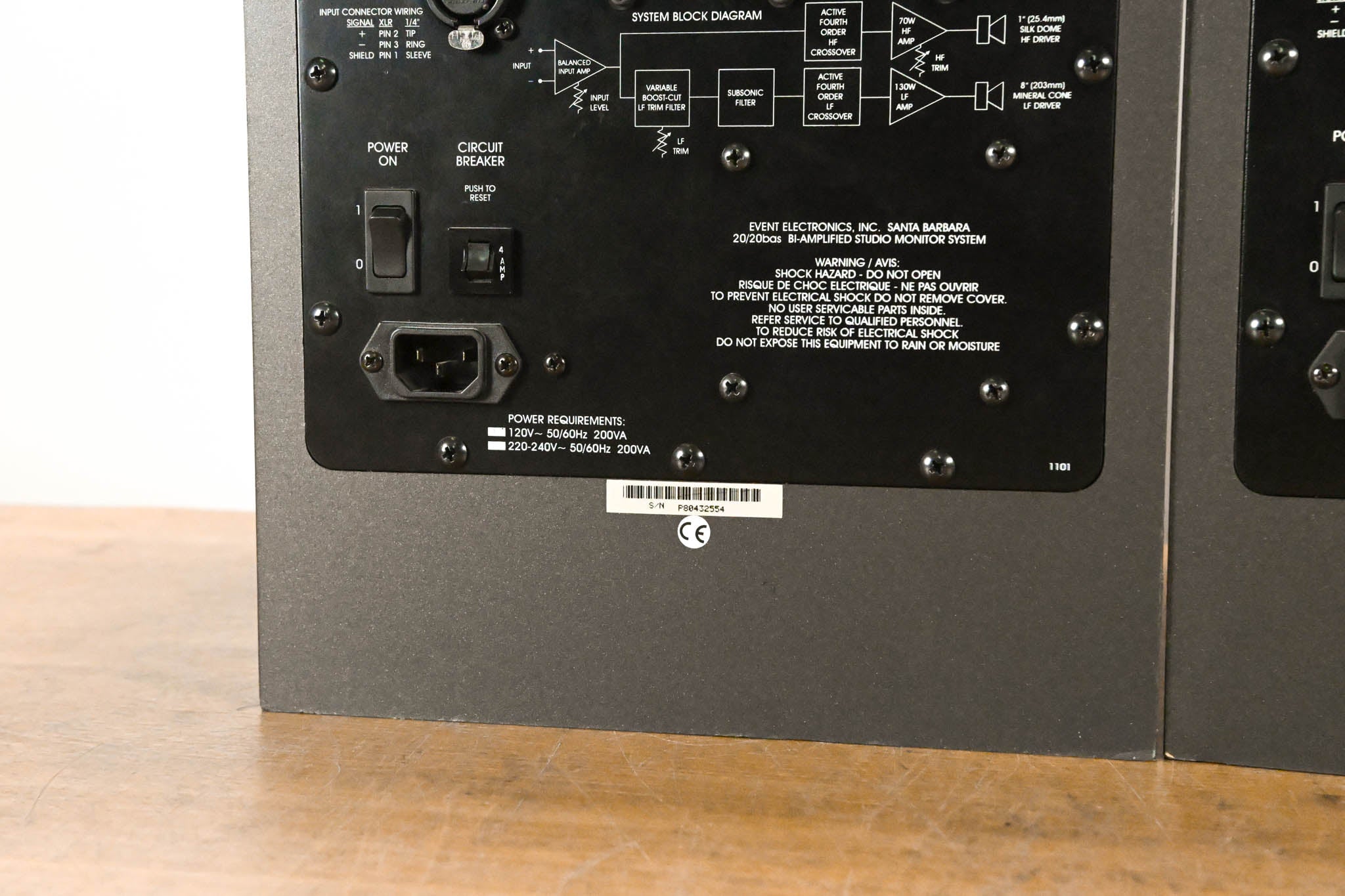 Event 20/20bas Bi-Amplified Studio Monitor (PAIR)