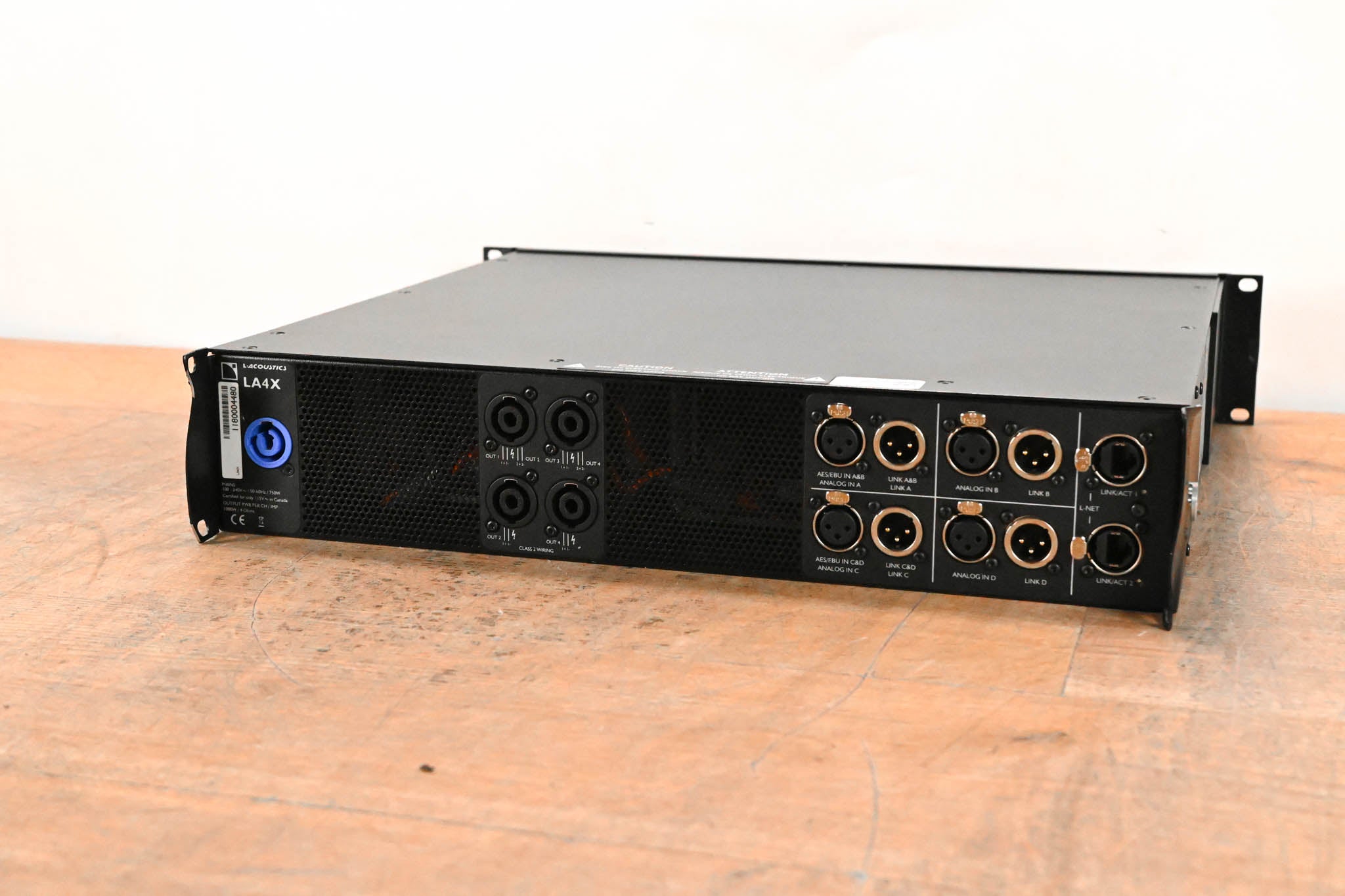 L-Acoustics LA4X Four-Channel Amplified Controller