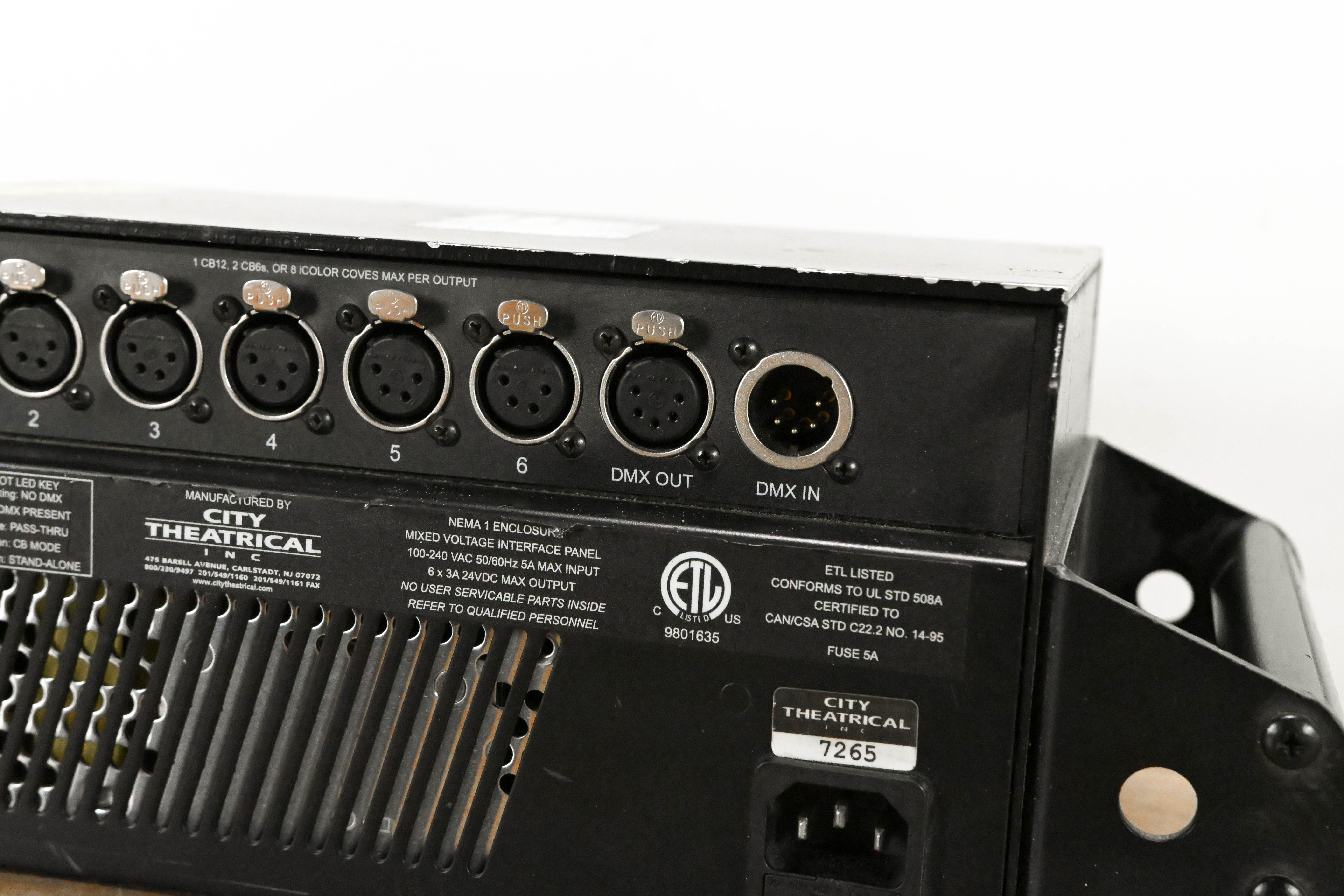 City Theatrical PDS-375-TR Touring ColorBlast Power/Data Supply