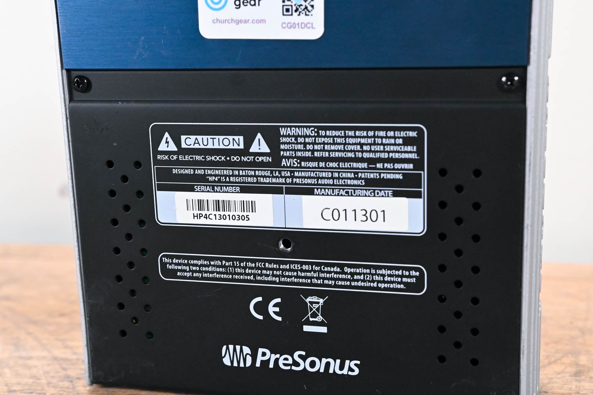 PreSonus HP4 4-Channel Headphone Amplifier (NO POWER SUPPLY)