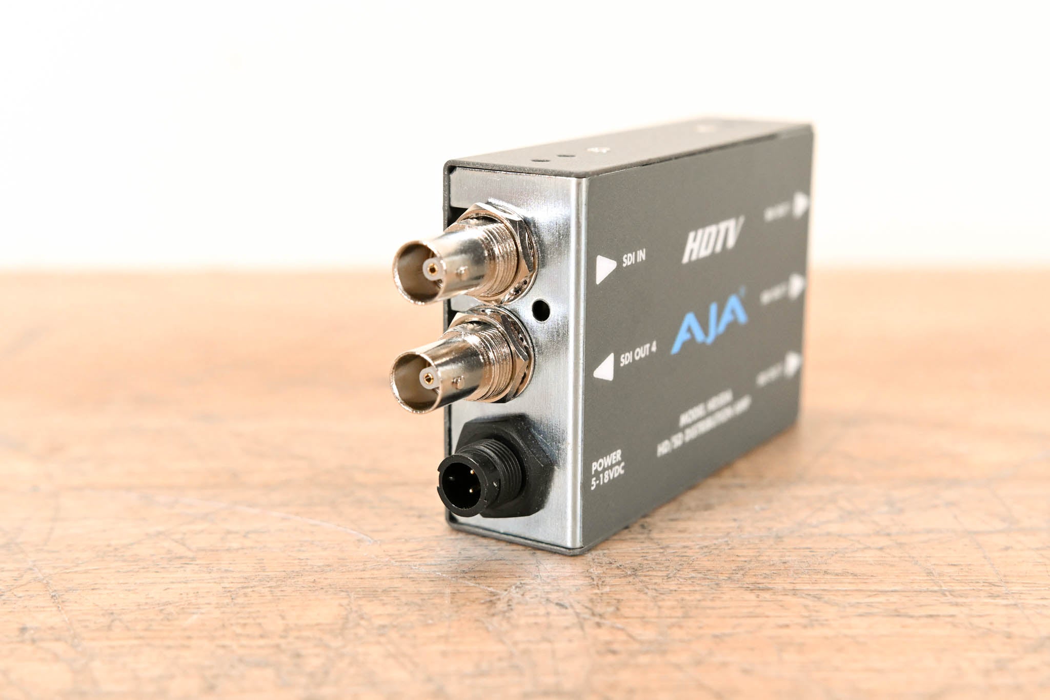 AJA HD5DA 1x4 HD/SD-SDI Distribution Amplifier/Repeater NO POWER SUPPLY