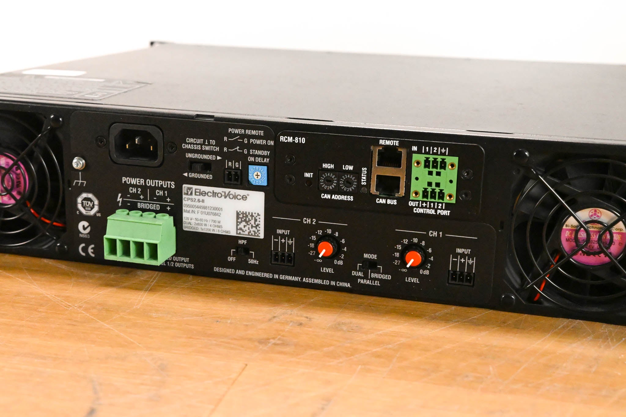 Electro-Voice (EV) CPS2.6-II 2-Channel Power Amplifier