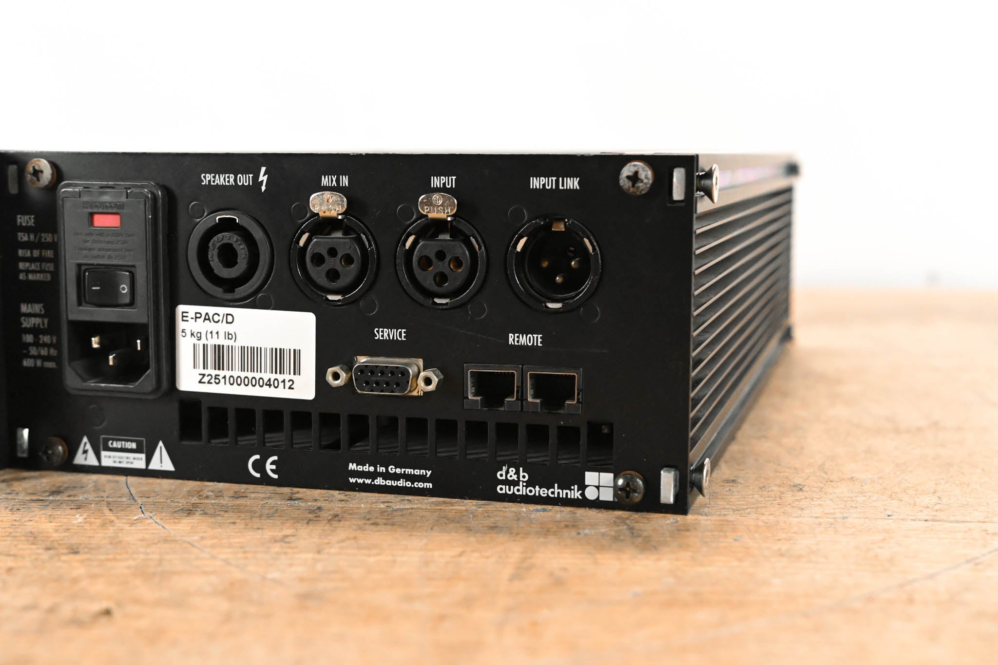 d&b audiotechnik E-PAC Single-Channel Power Amplifier Controller