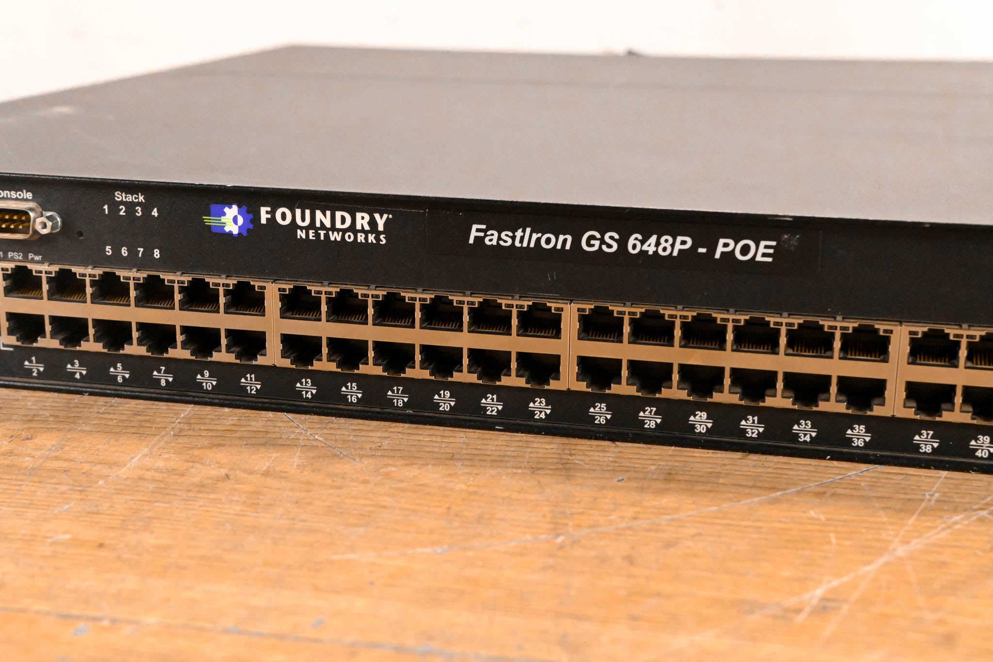 Foundry Networks FastIron FGS648P 48P 1GbE PoE Switch