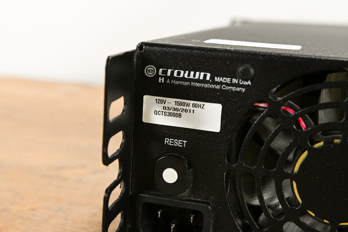 Crown CTs 3000 Two-Channel 1500W Power Amplifier