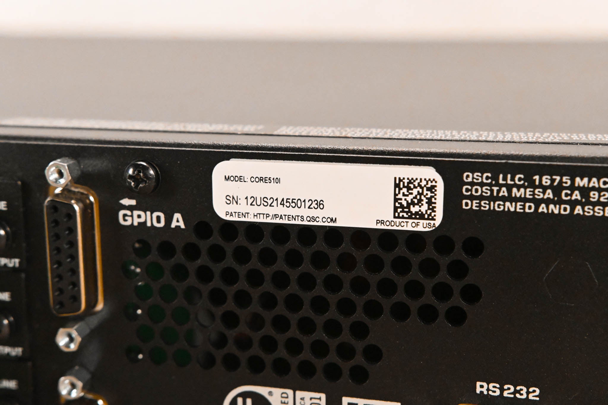 QSC Q-SYS CORE 510i Integrated Core Processor