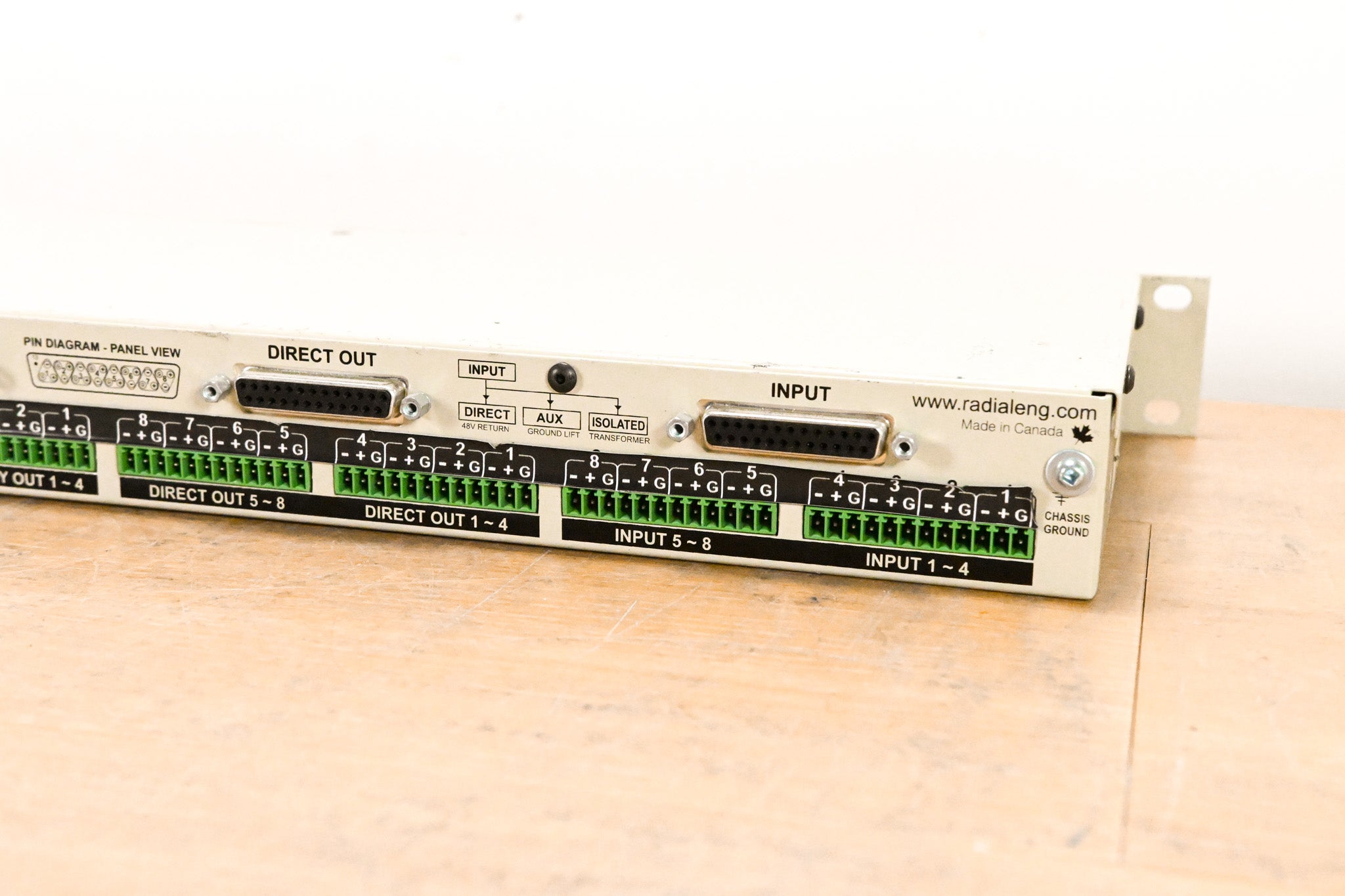 Radial Engineering OX8-j Jensen-Equipped 8-Channel Microphone Splitter