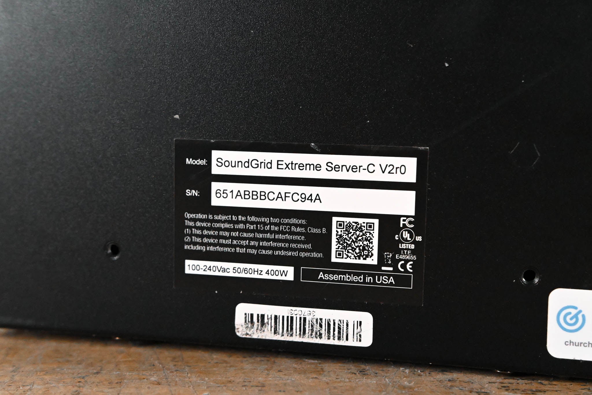 Waves SoundGrid Extreme Server-C X9 DSP Server