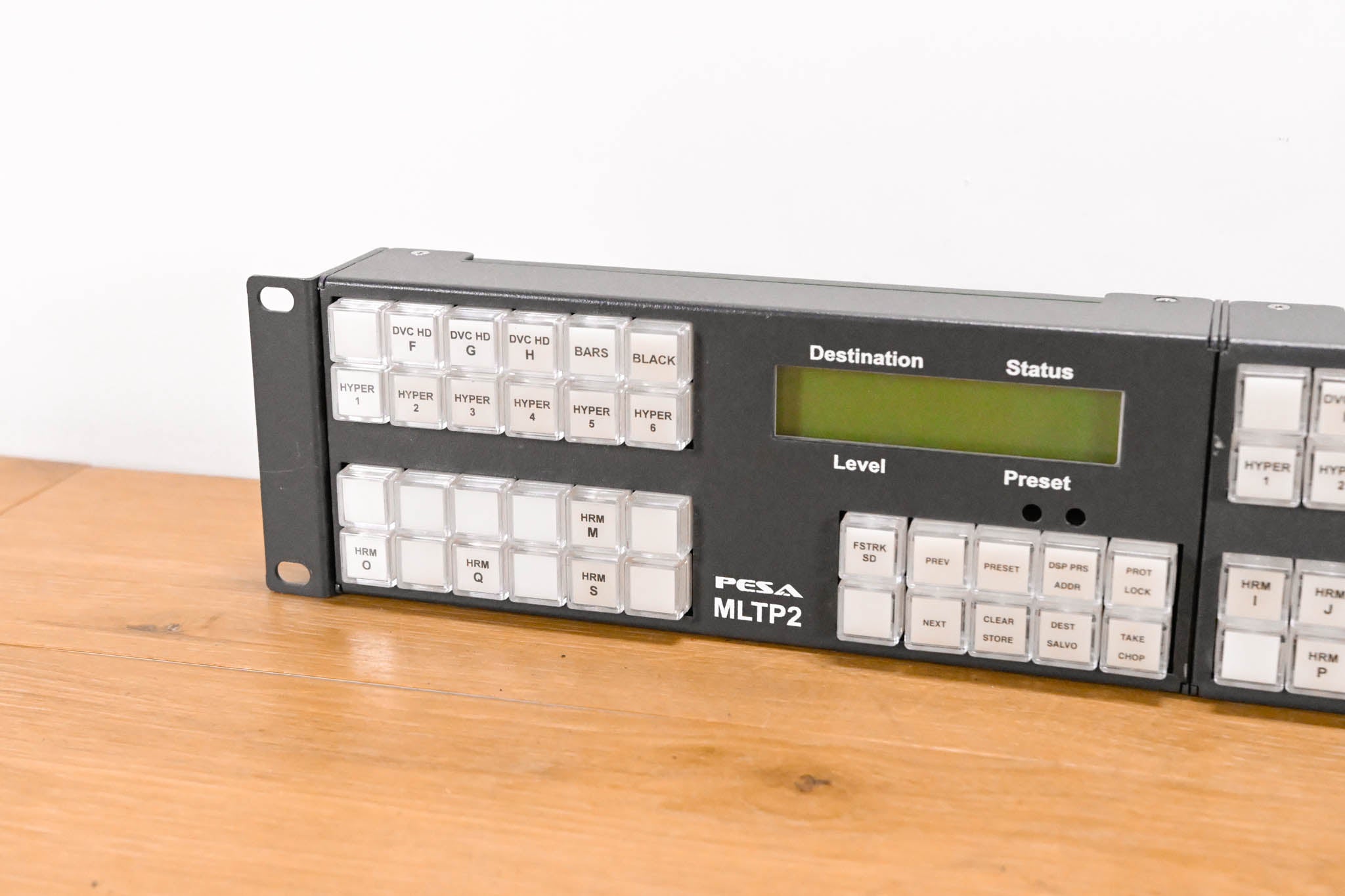 Pesa RCP-MLTP2 Dual 2RU Matrix Switcher Remote Control Panel (NO PSU)