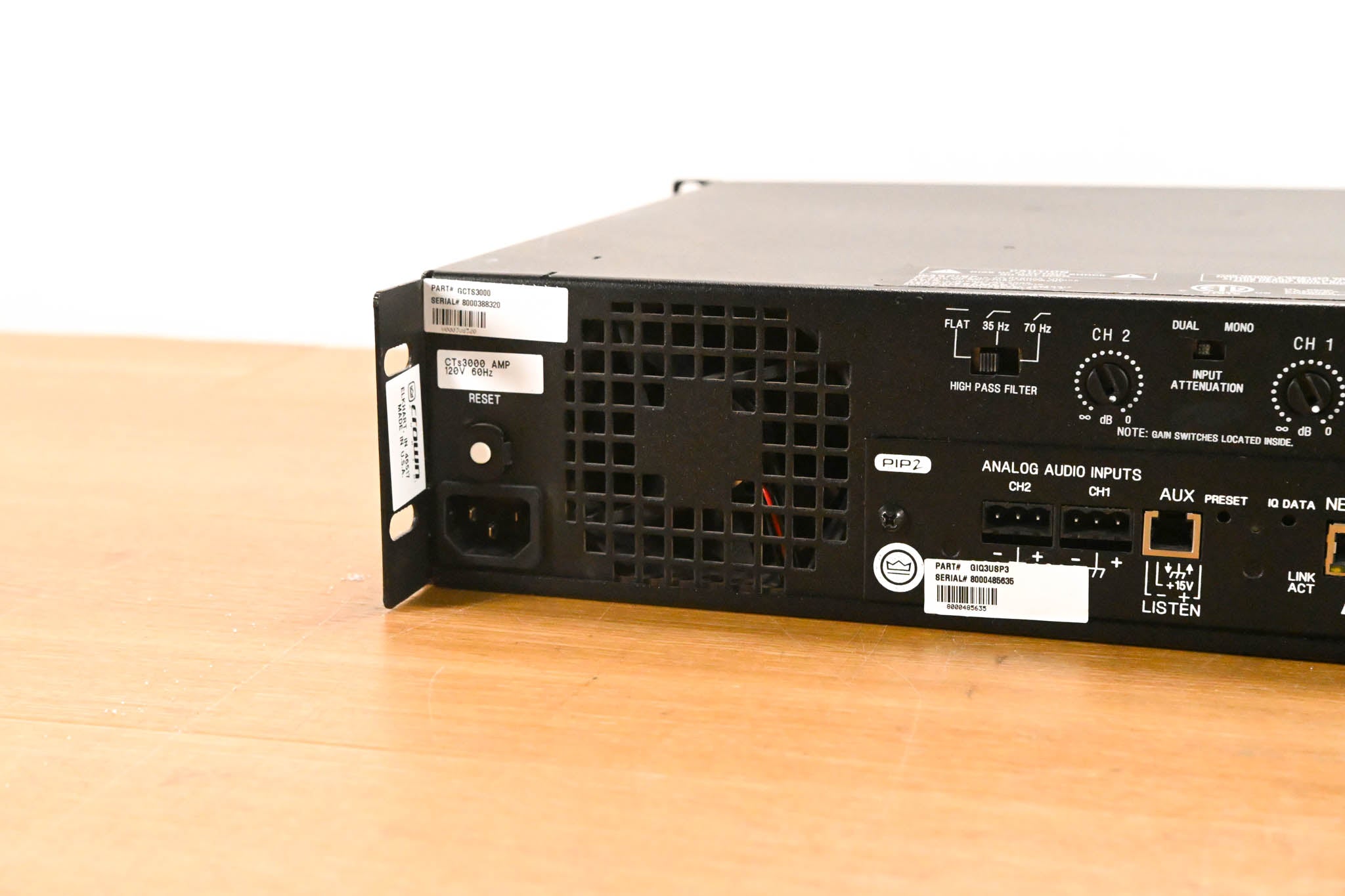 Crown CTs 3000 Two-Channel 1500W Power Amplifier