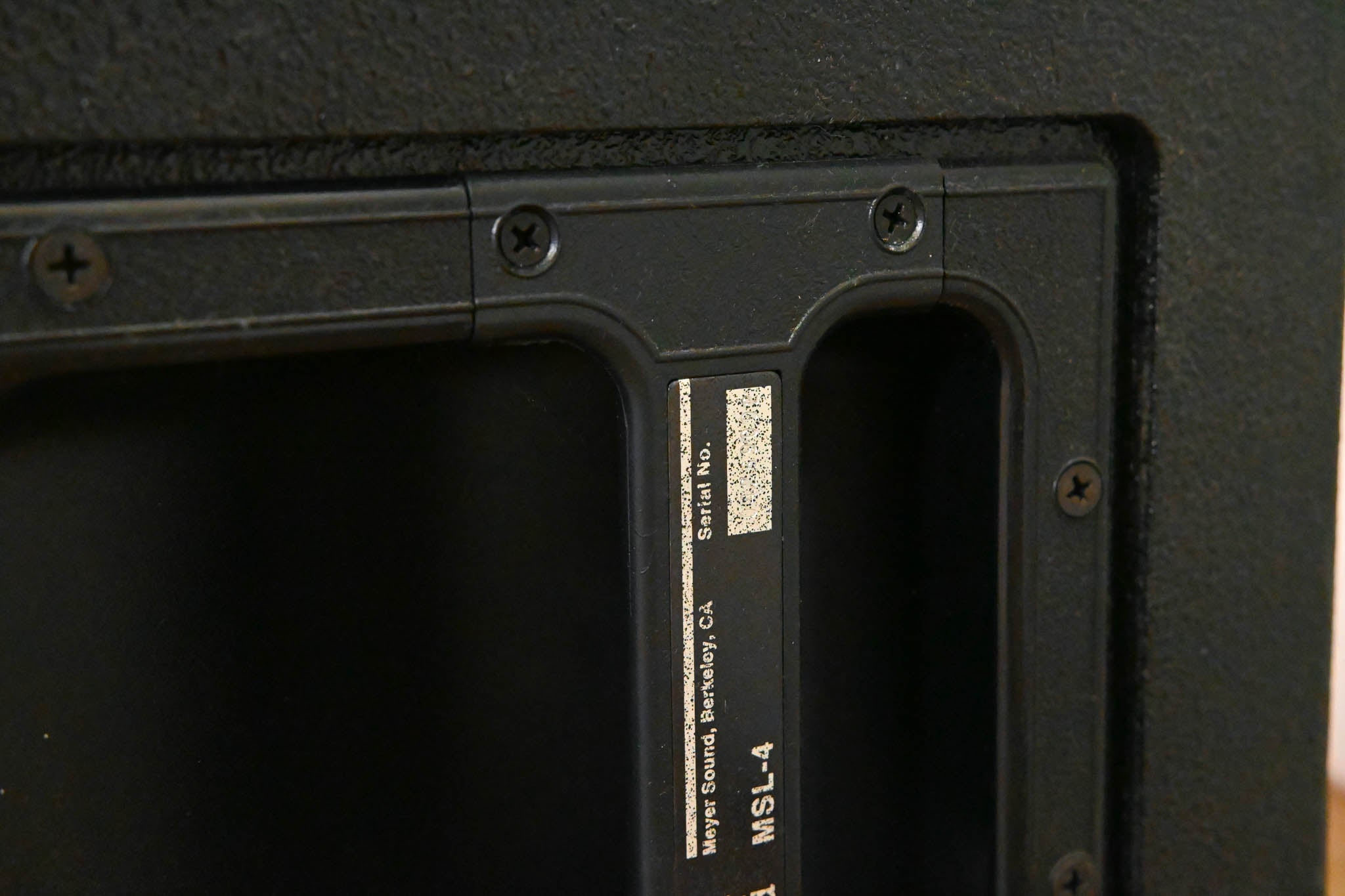Meyer Sound MSL-4 Self-Powered Reinforcement Loudspeaker