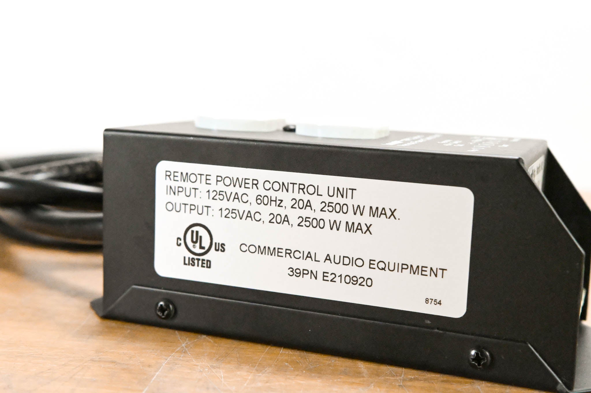 Lowell RPC-1-20A 20A Remote Power Control Unit