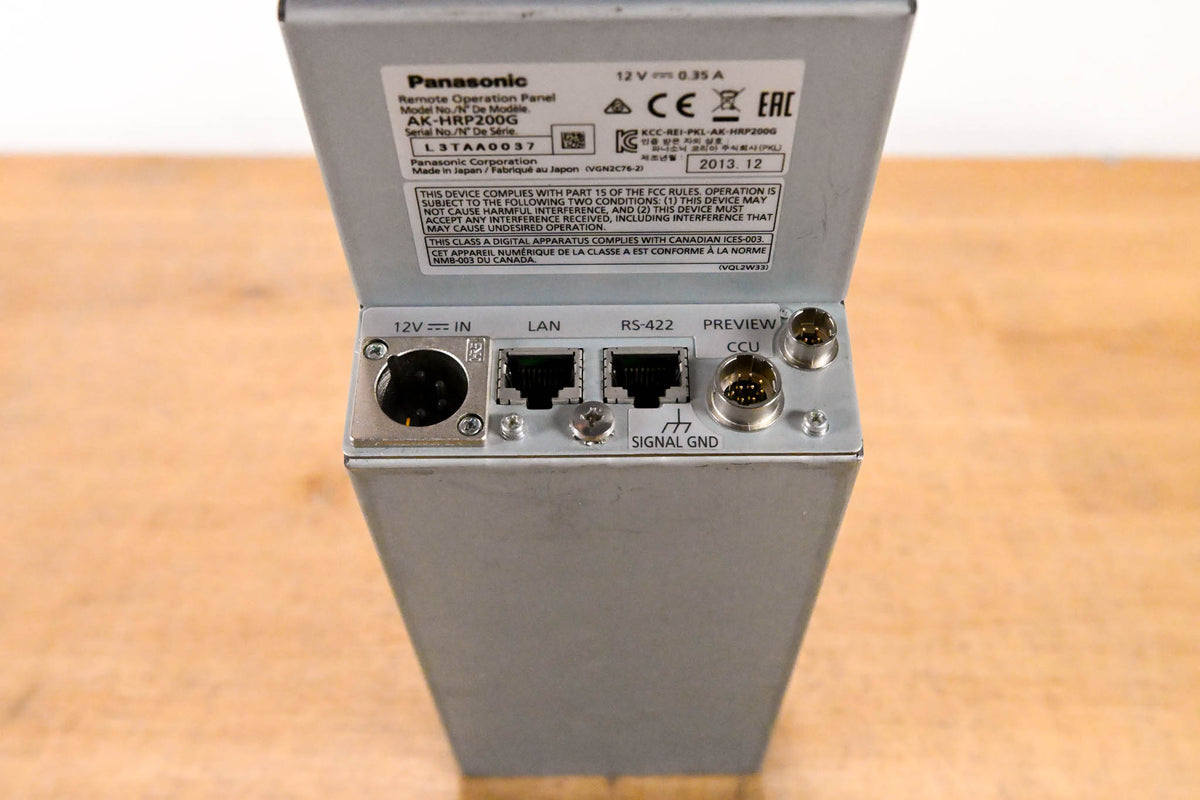 Panasonic AK-HRP200G Remote Operation Panel