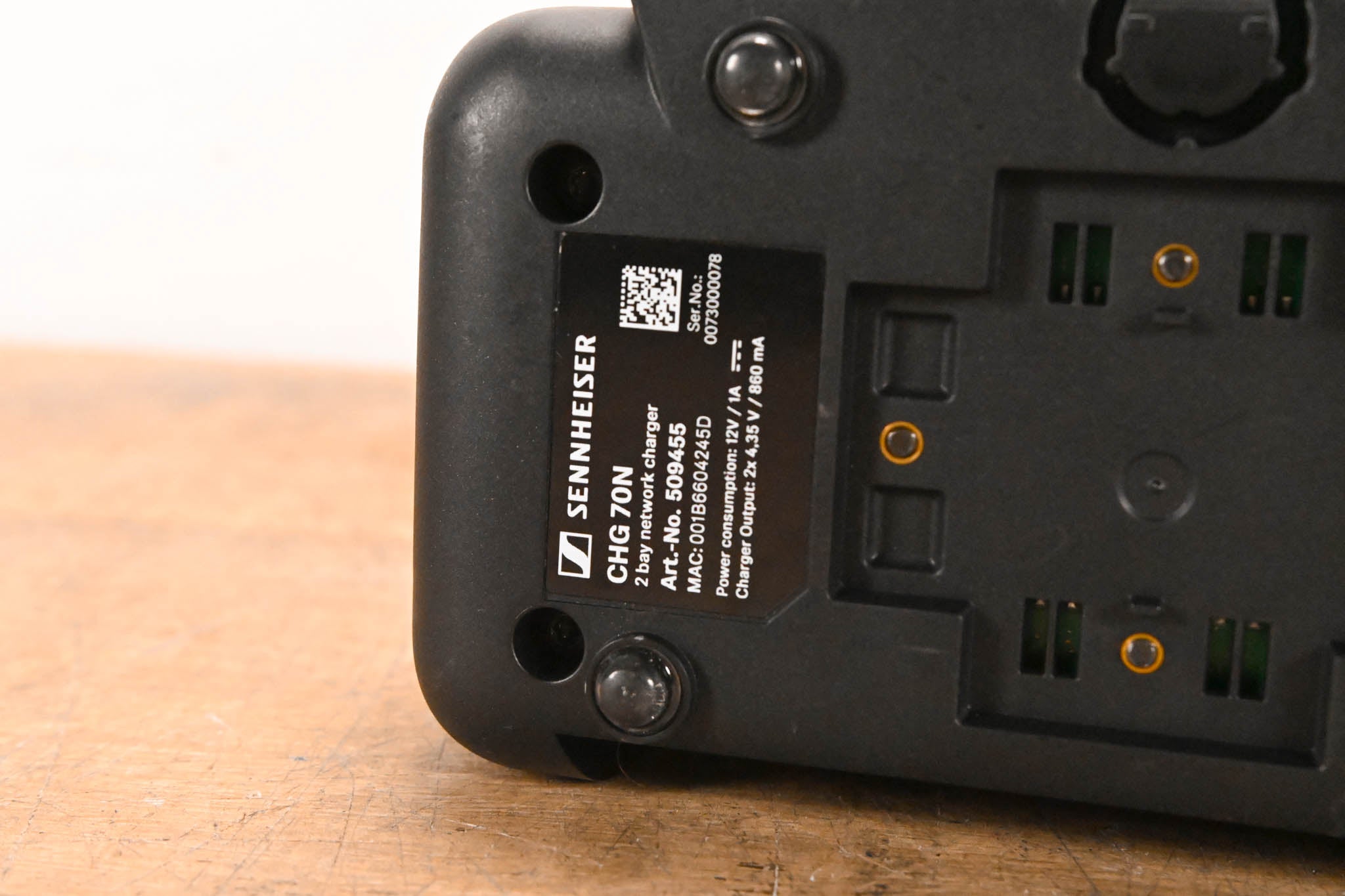 Sennheiser CHG 70N 2-Bay Network-Enabled Charger (NO POWER SUPPLY)