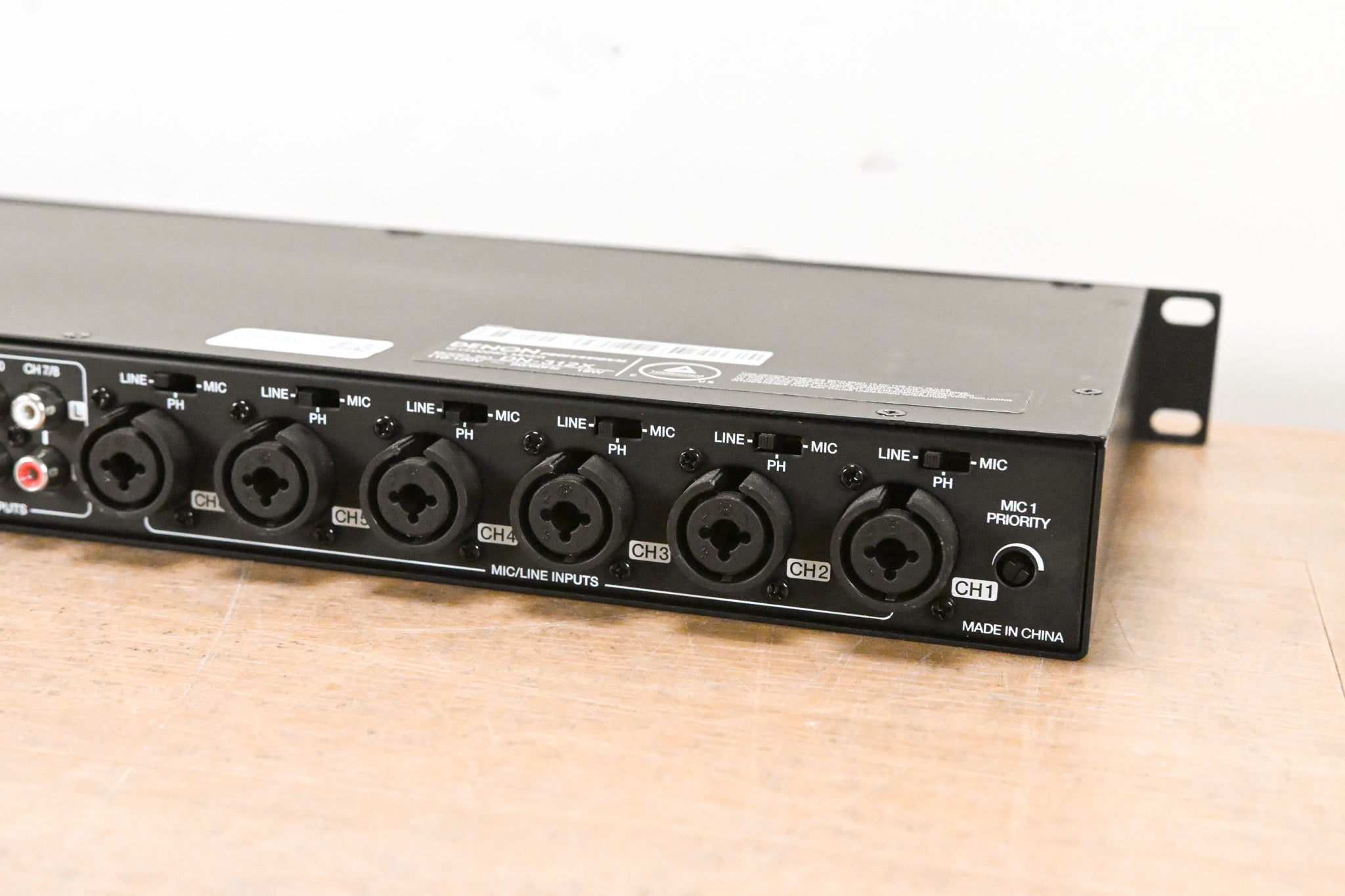Denon DN-312X 12-Channel Rack-Mountable Mic/Line Mixer