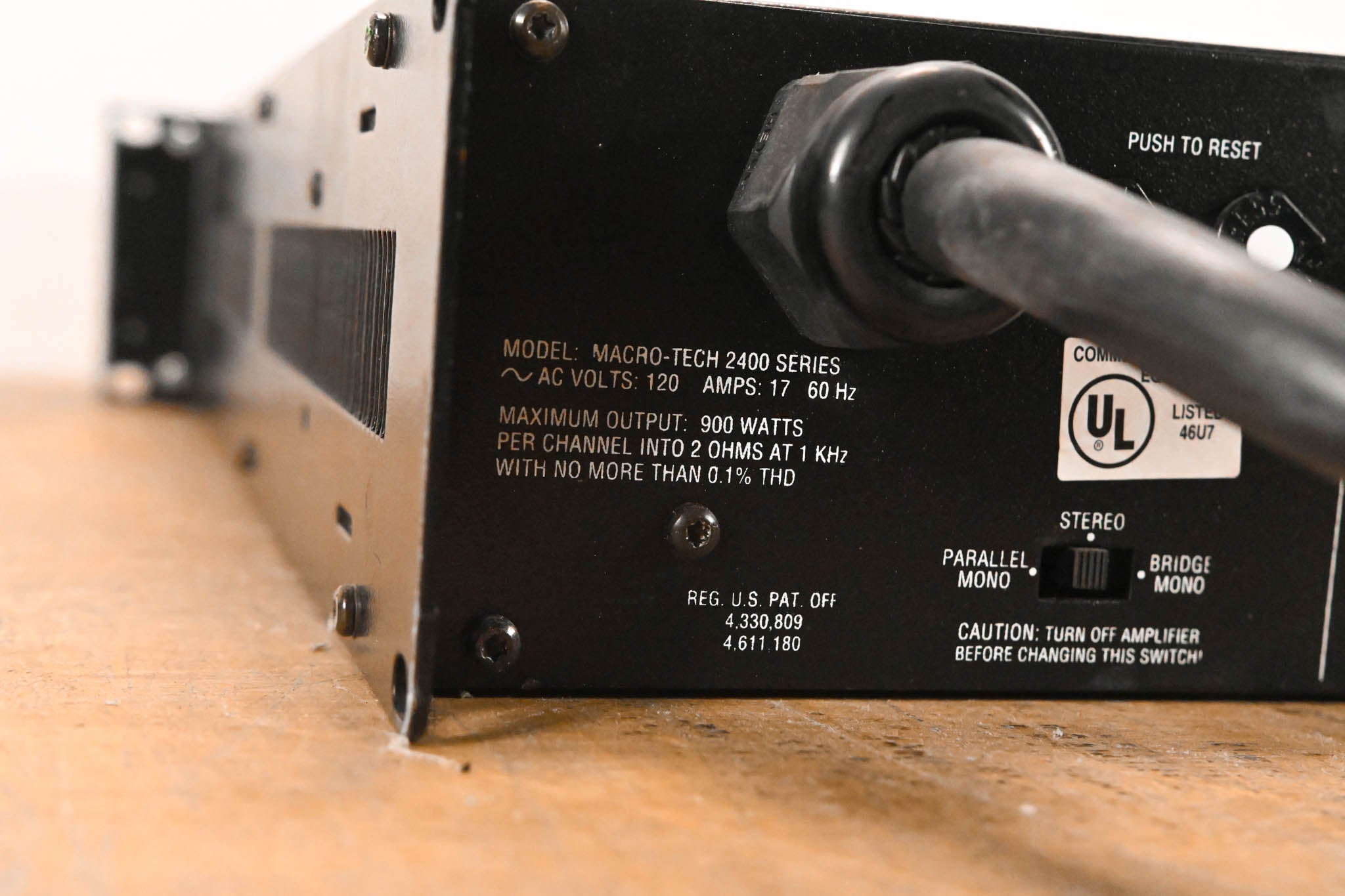 Crown Macro-Tech 2400 2-Channel Power Amplifier