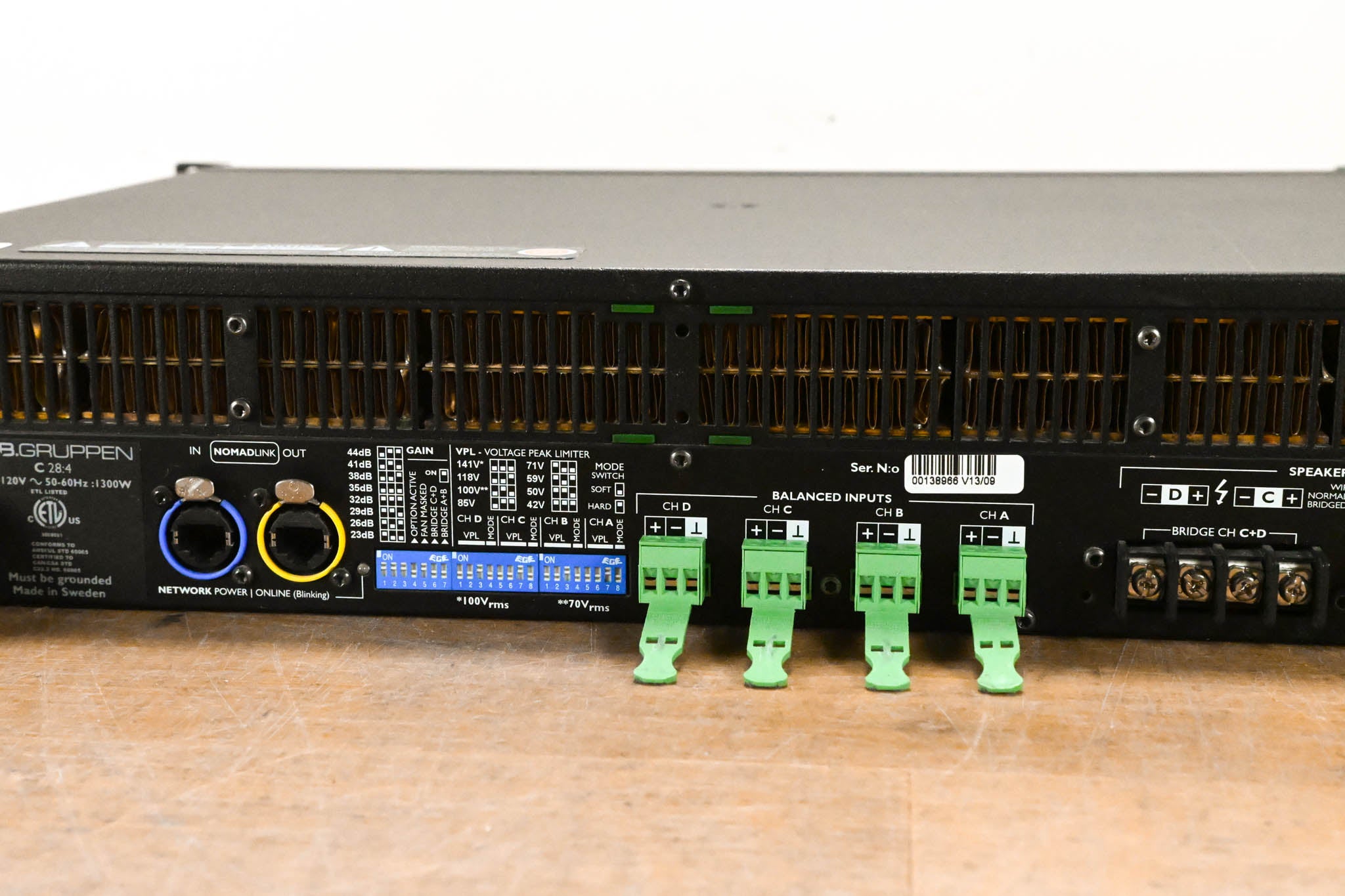 Lab Gruppen C 28:4 2800W 4-Channel Power Amplifier