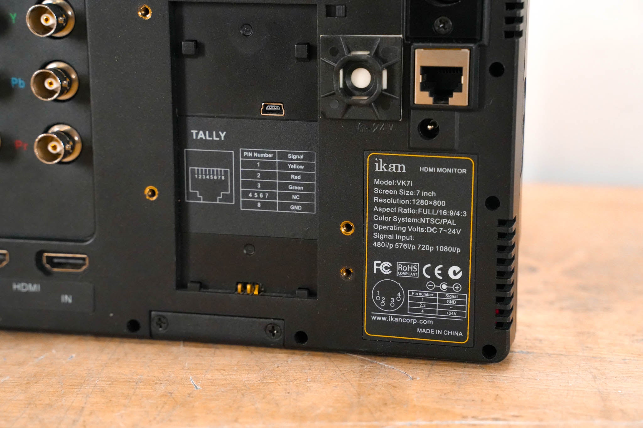 Ikan VK7i 7" HDMI Monitor (NO POWER SUPPLY)