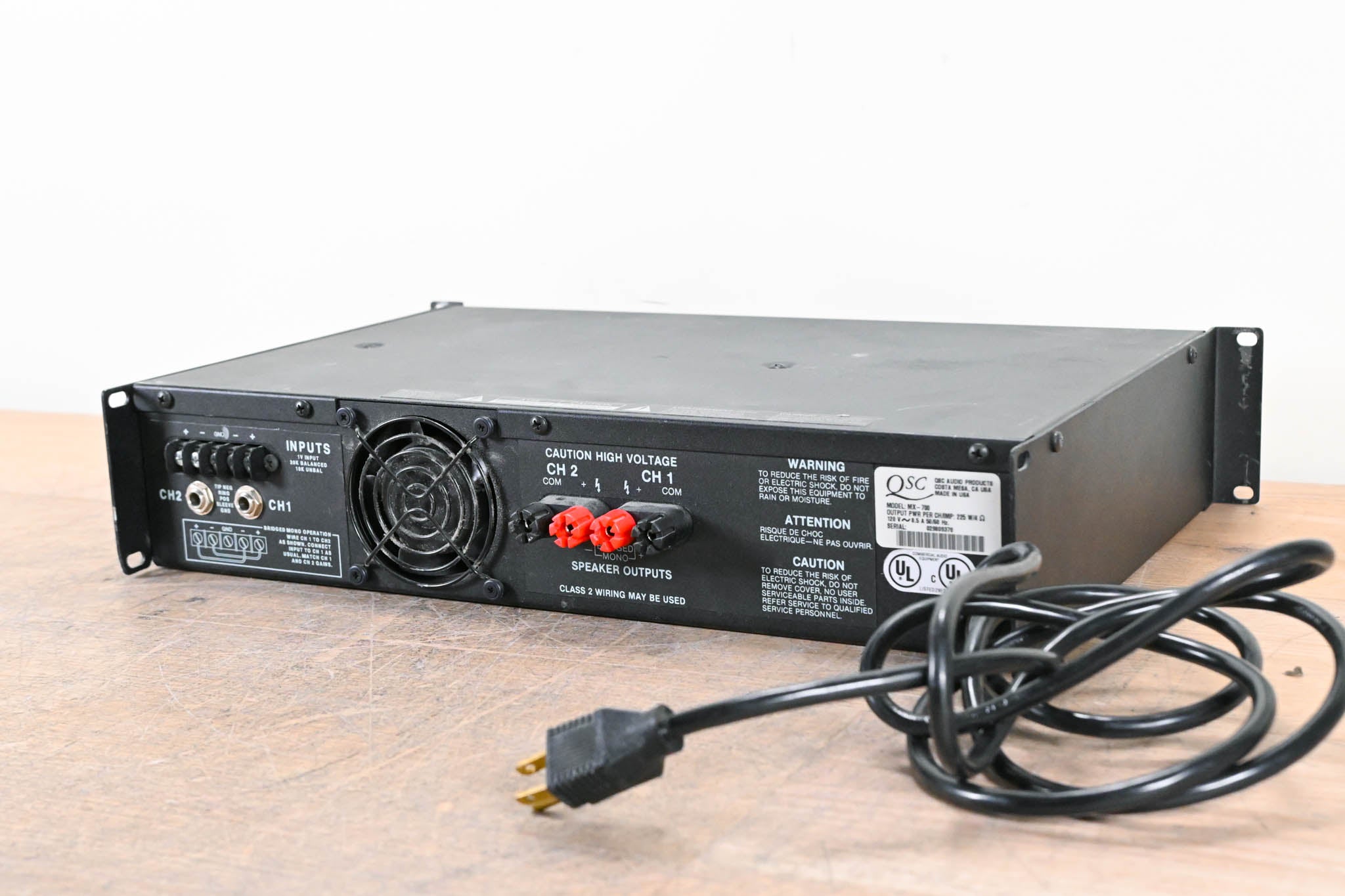 QSC MX 700 2-Channel Power Amplifier