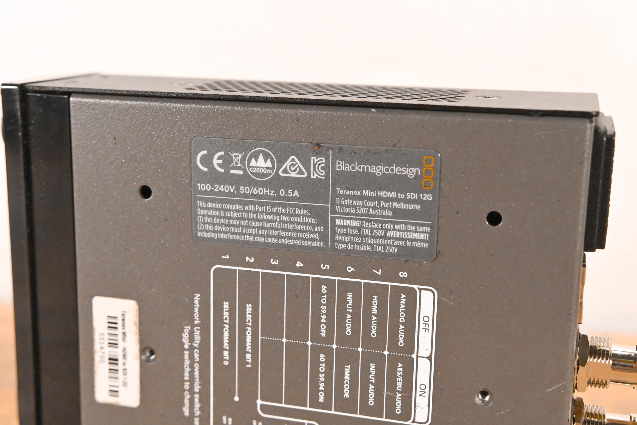 Blackmagic Design Teranex Mini HDMI to SDI 12G w/ Smart Panel