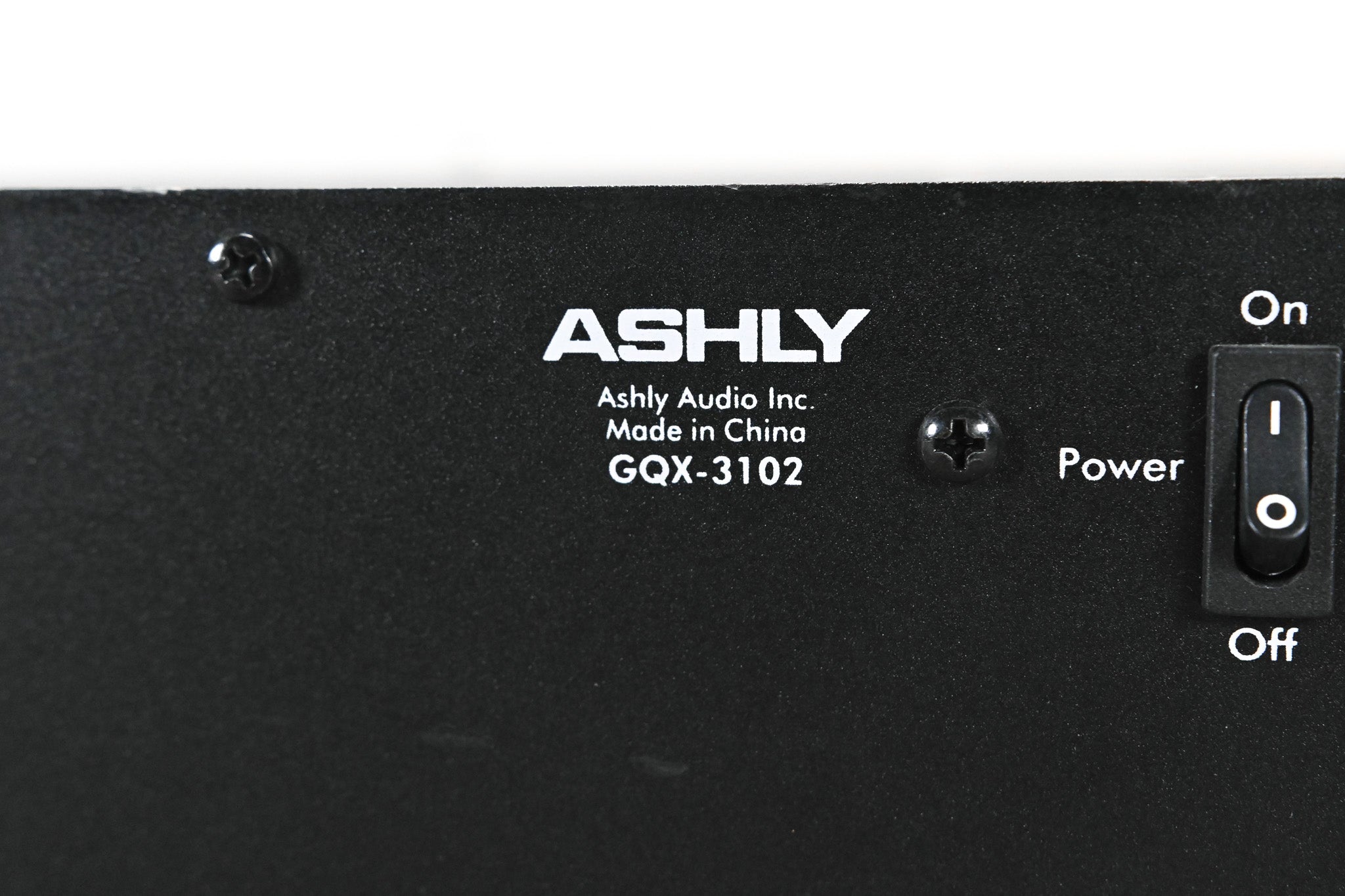 Ashly GQX-3102 2-Channel 31-Band Graphic Equalizer