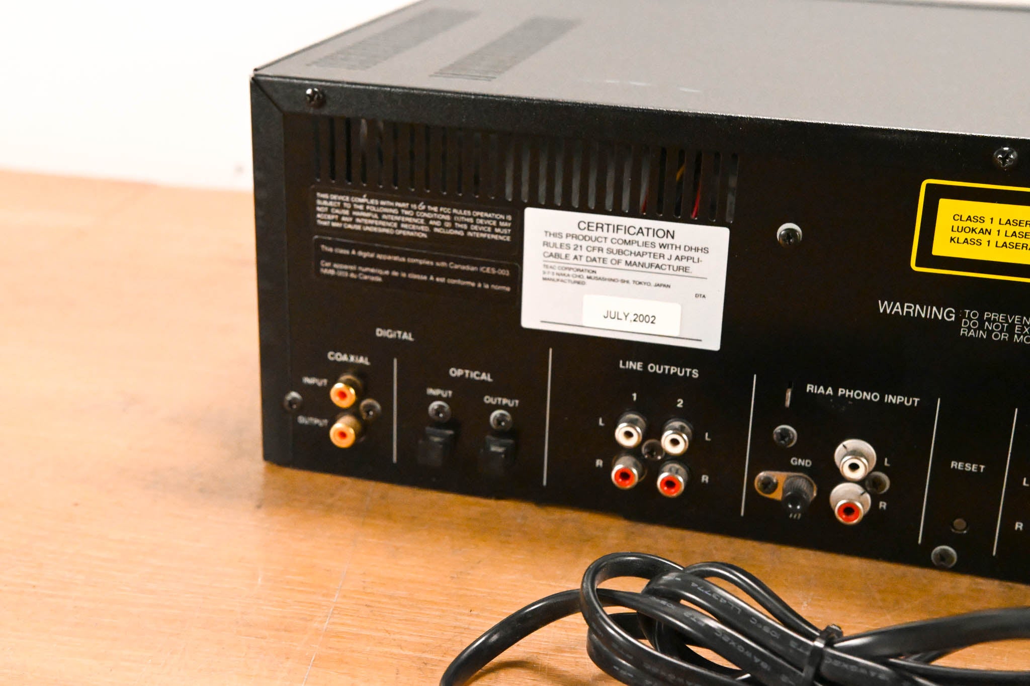 TASCAM CC-222 CD Recorder / Cassette Combination Deck