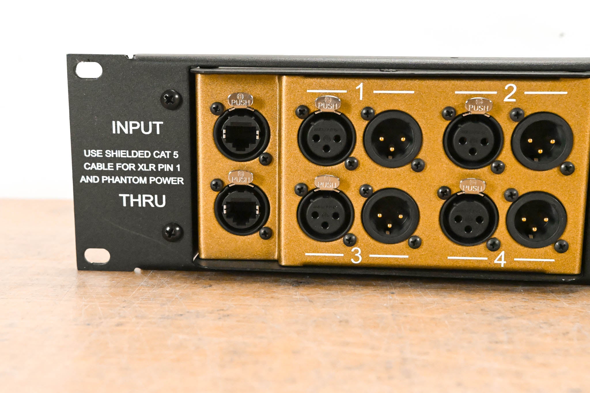 Whirlwind CATDUSA-2R-KIT 2 RU Rackmount Kit w/ Dual Catdusa Snake Boxes