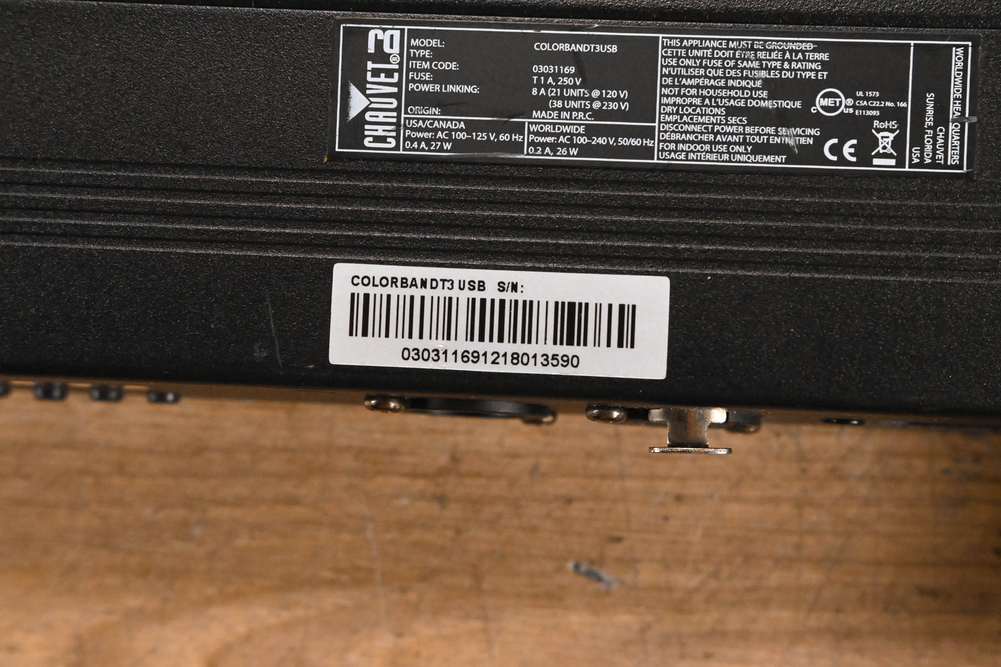 Chauvet COLORband T3USB Linear RGB Wash Light