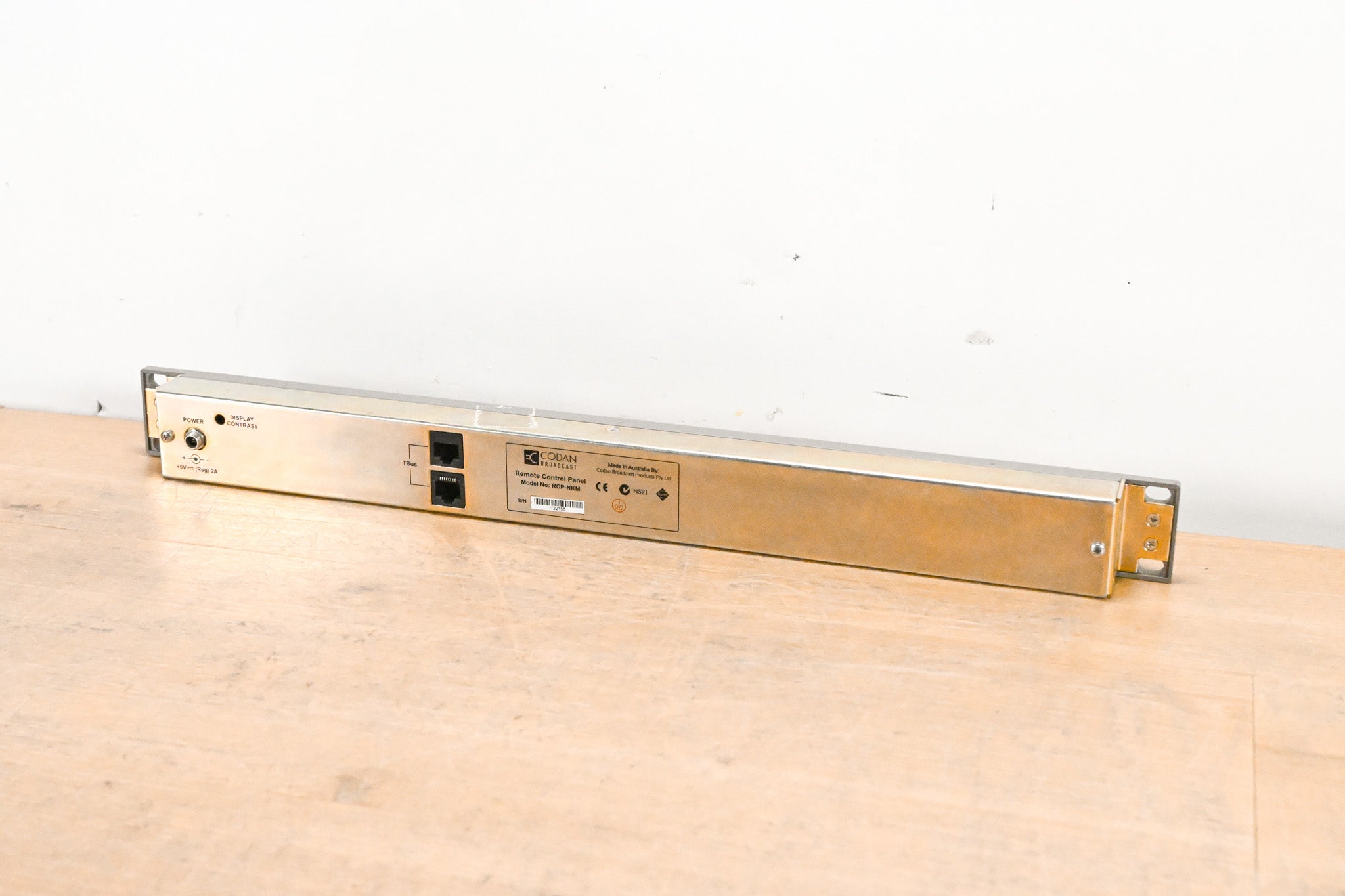 Codan Broadcast RCP-NKM 1RU Remote Control Panel (NO POWER SUPPLY)