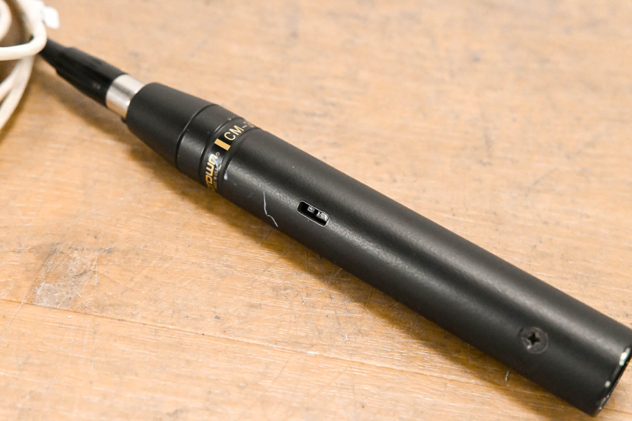 Crown CM-31W Mini Supercardioid Condenser Hanging Mic w/ Inline Preamp