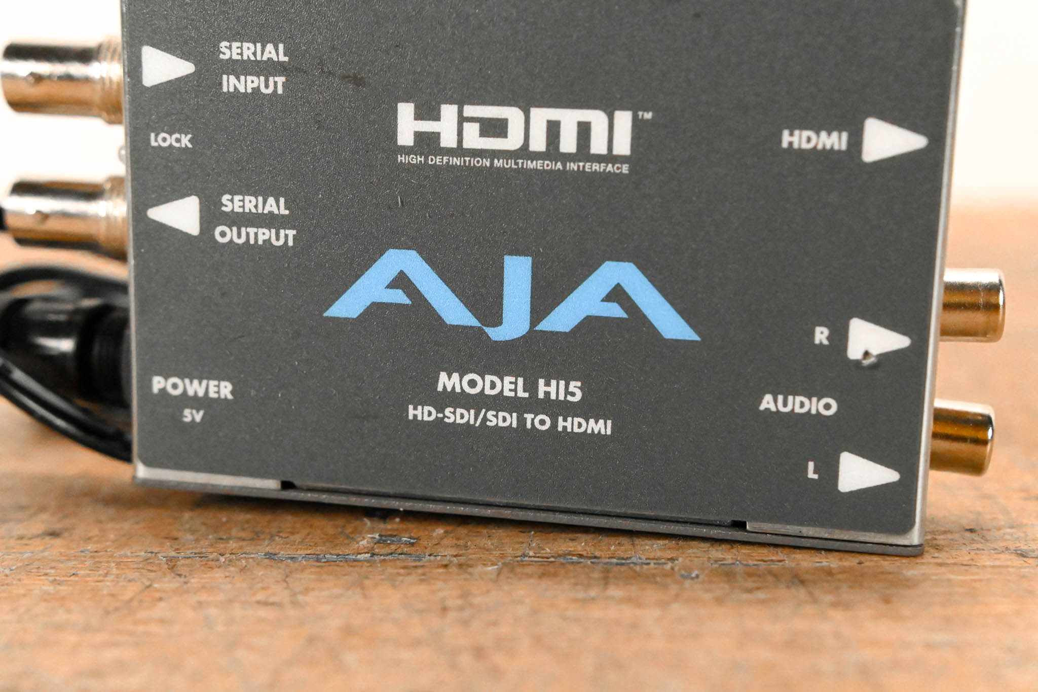 AJA HI5 HD/SD-SDI to HDMI Video and Audio Converter