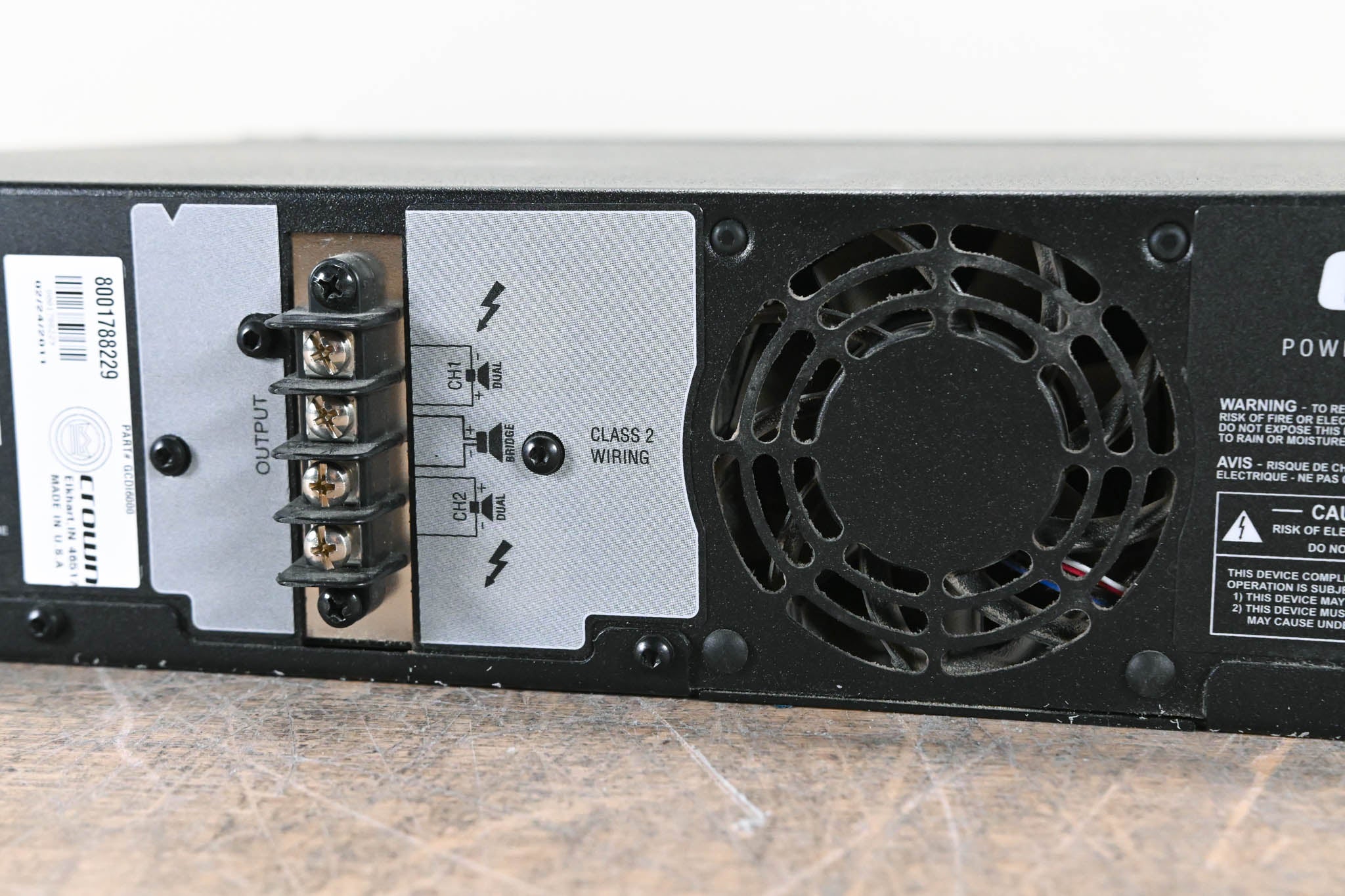 Crown CDi 6000 2-Channel Power Amplifier