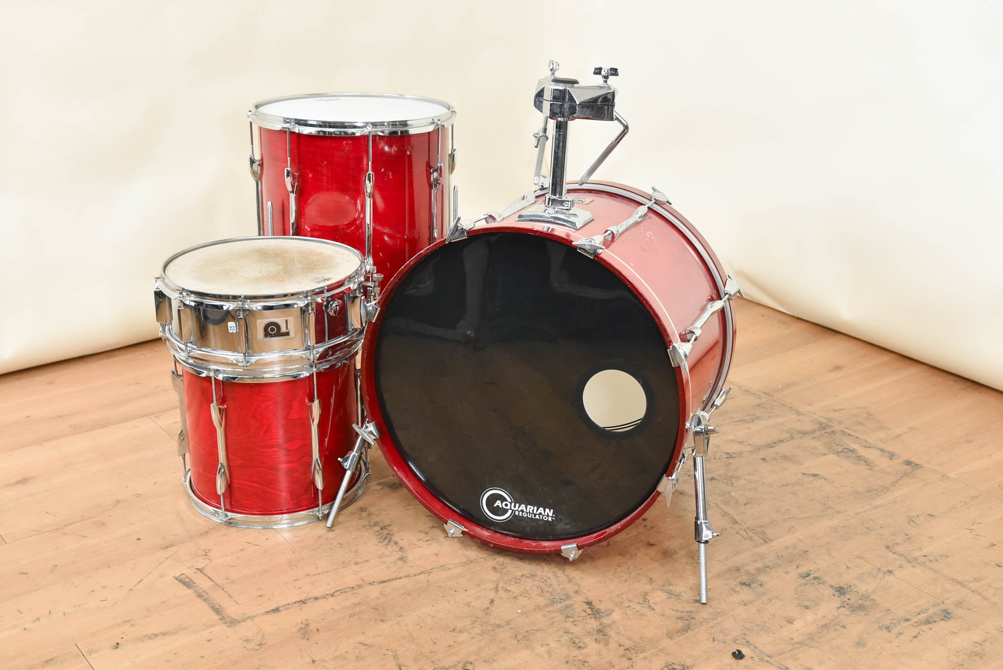 Premier 4-Piece Drum Kit - Transparent Red