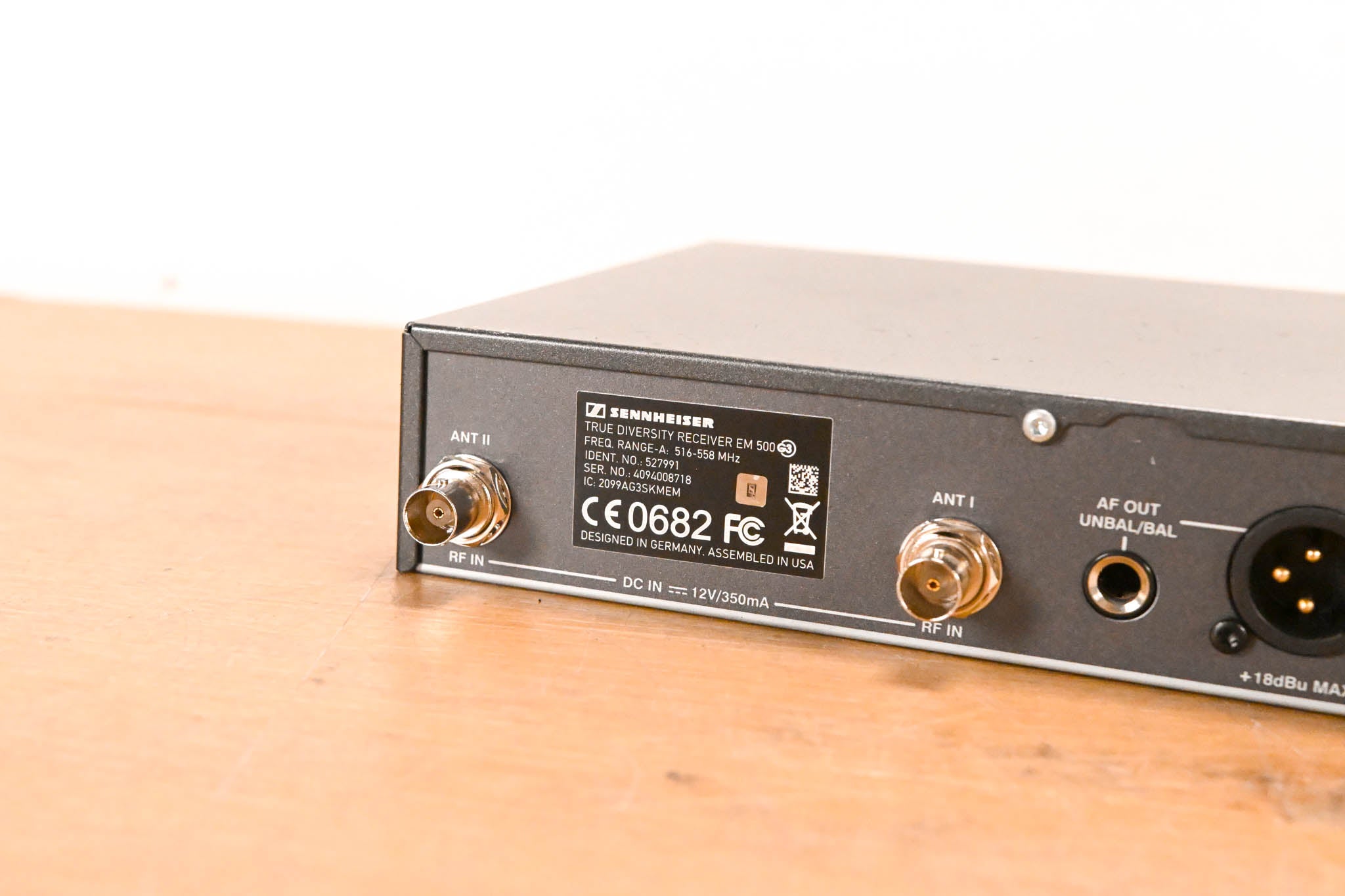 Sennheiser EM 500 G3 Wireless Receiver - 516-558 MHz (NO POWER SUPPLY)