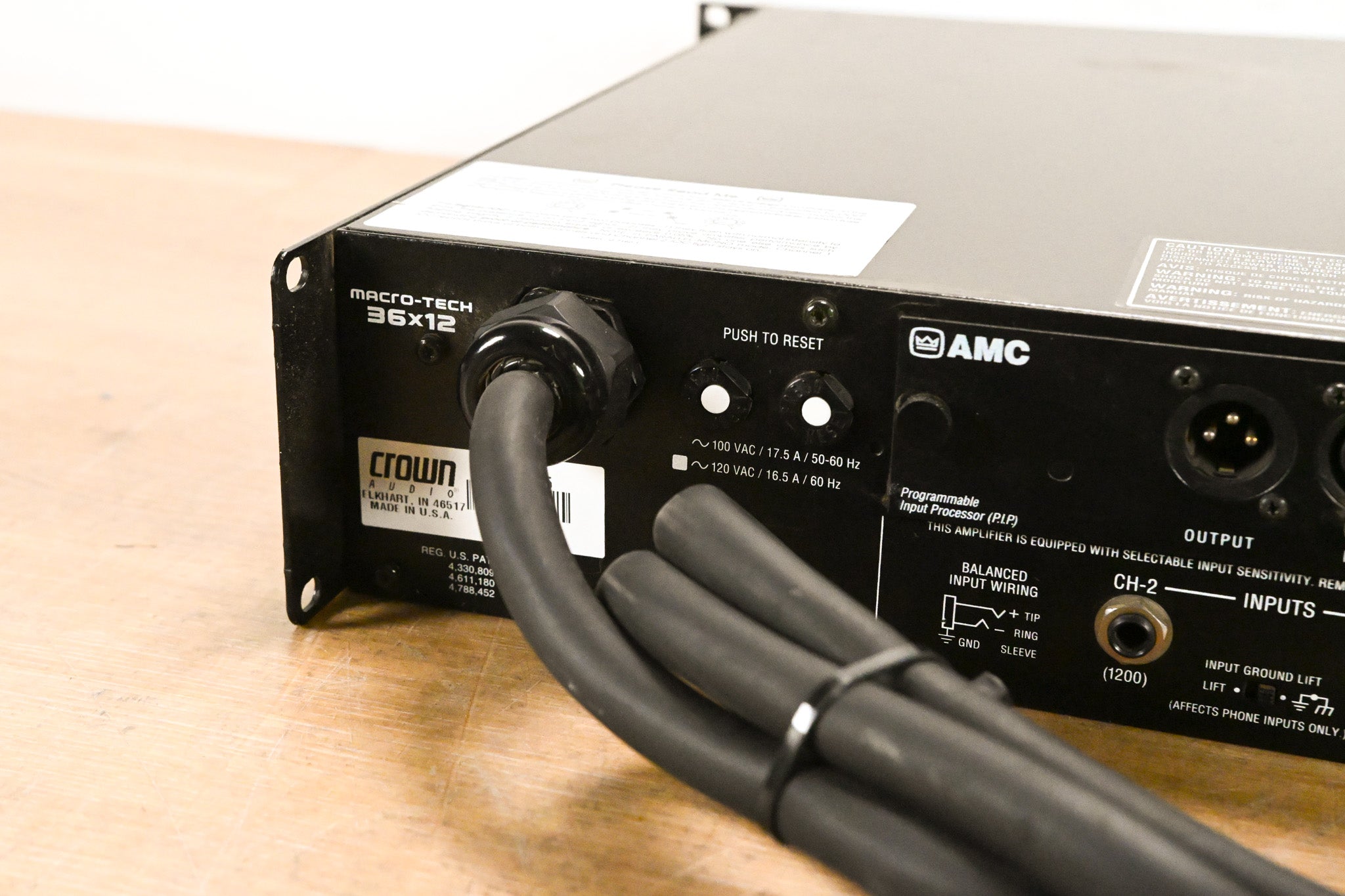 Crown Macro-Tech 36x12 2-Channel Power Amplifier