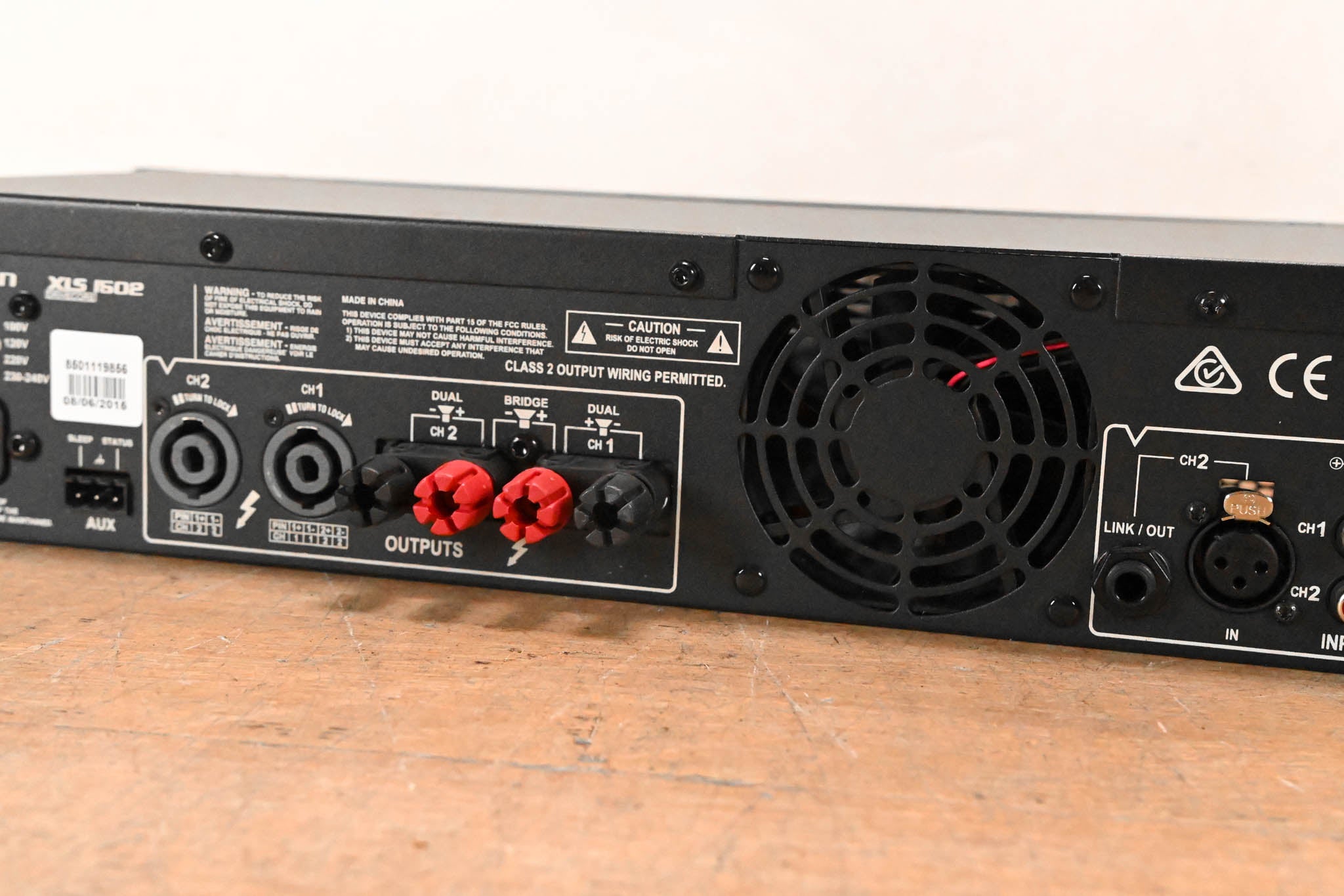 Crown XLS 1502 DriveCore Two-Channel Power Amplifier