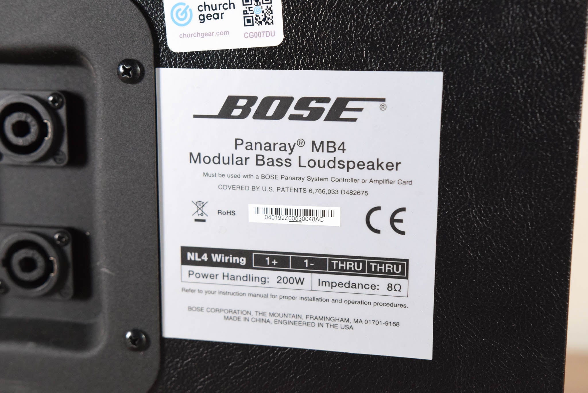 Bose Panaray MB4 Modular Bass Loudspeaker