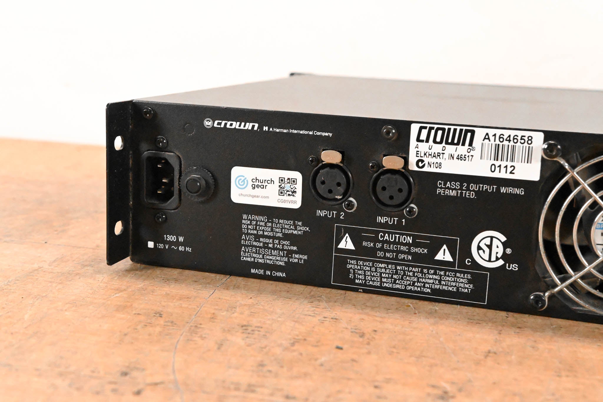 Crown XLS 402 2-Channel Power Amplifier