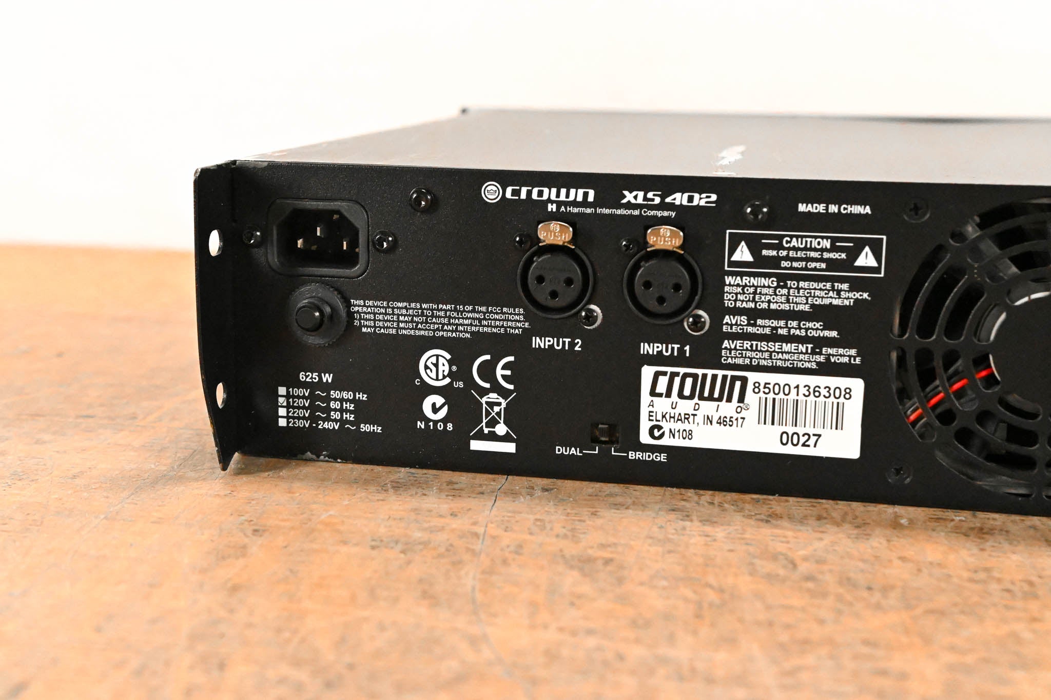 Crown XLS 402 2-Channel Power Amplifier