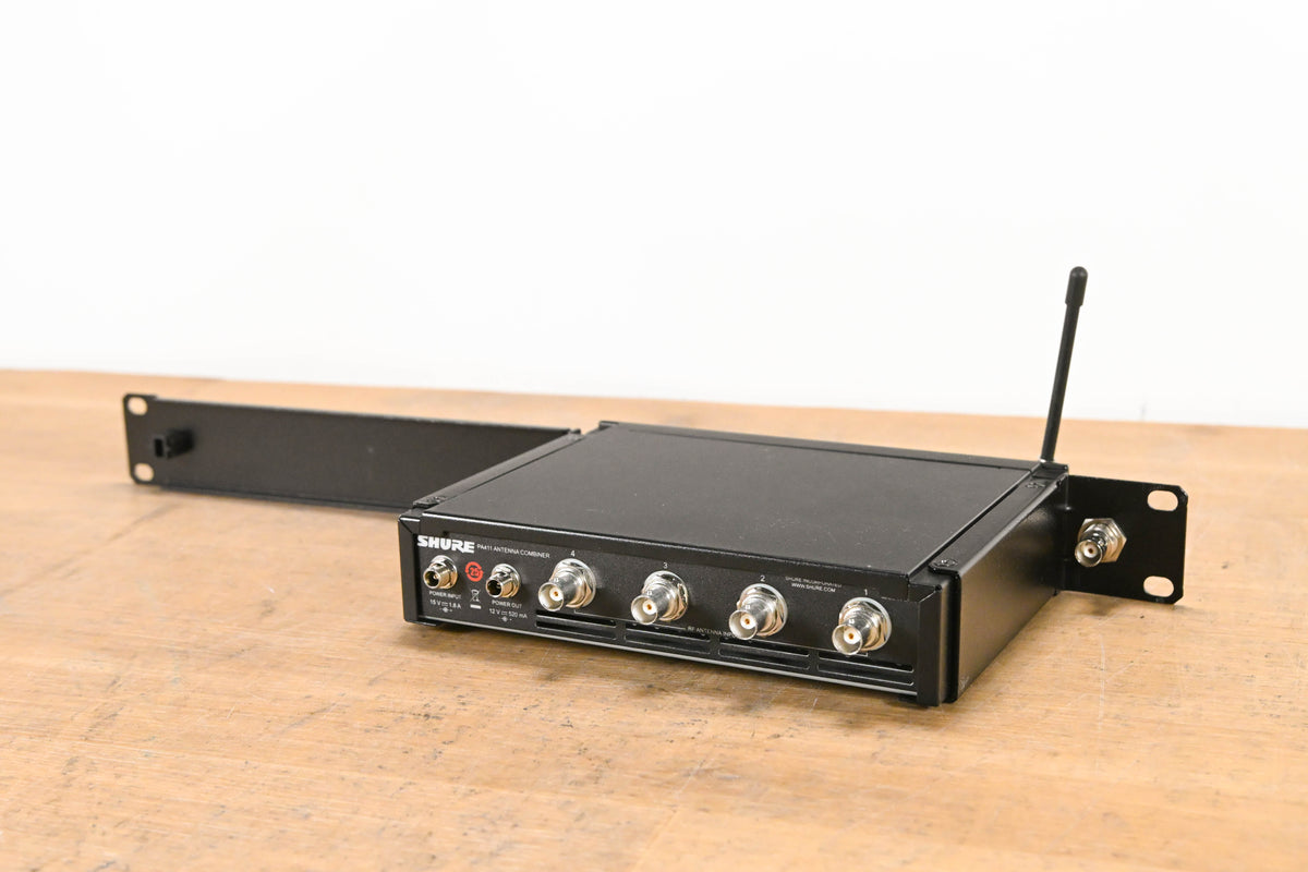 Shure PA411 Antenna Combiner for PSM 300 Series Wireless NO POWER SUPPLY